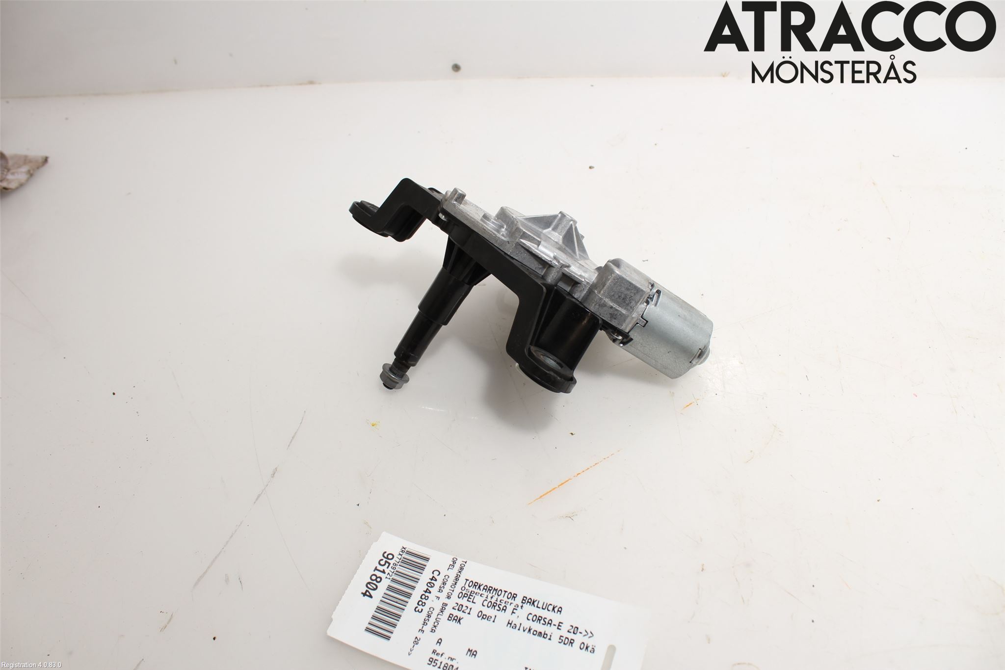 Opel CORSA F, CORSA-E 20- Torkarmotor Baklucka