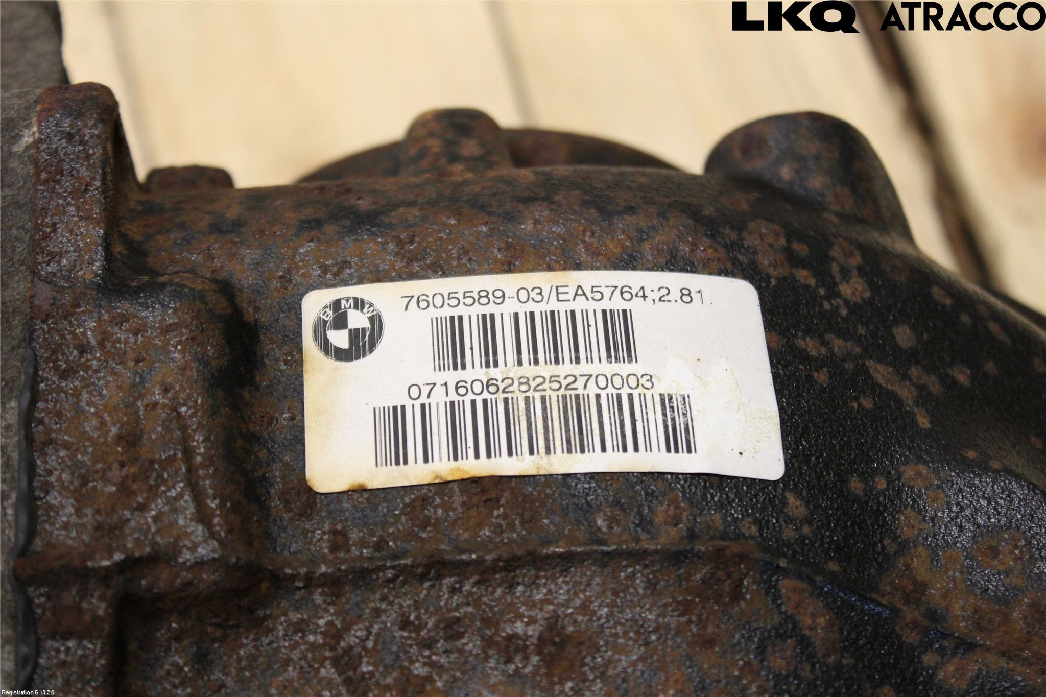 BMW 4 F32/F33/F82/F83 13-20 Bakväxel-Diff