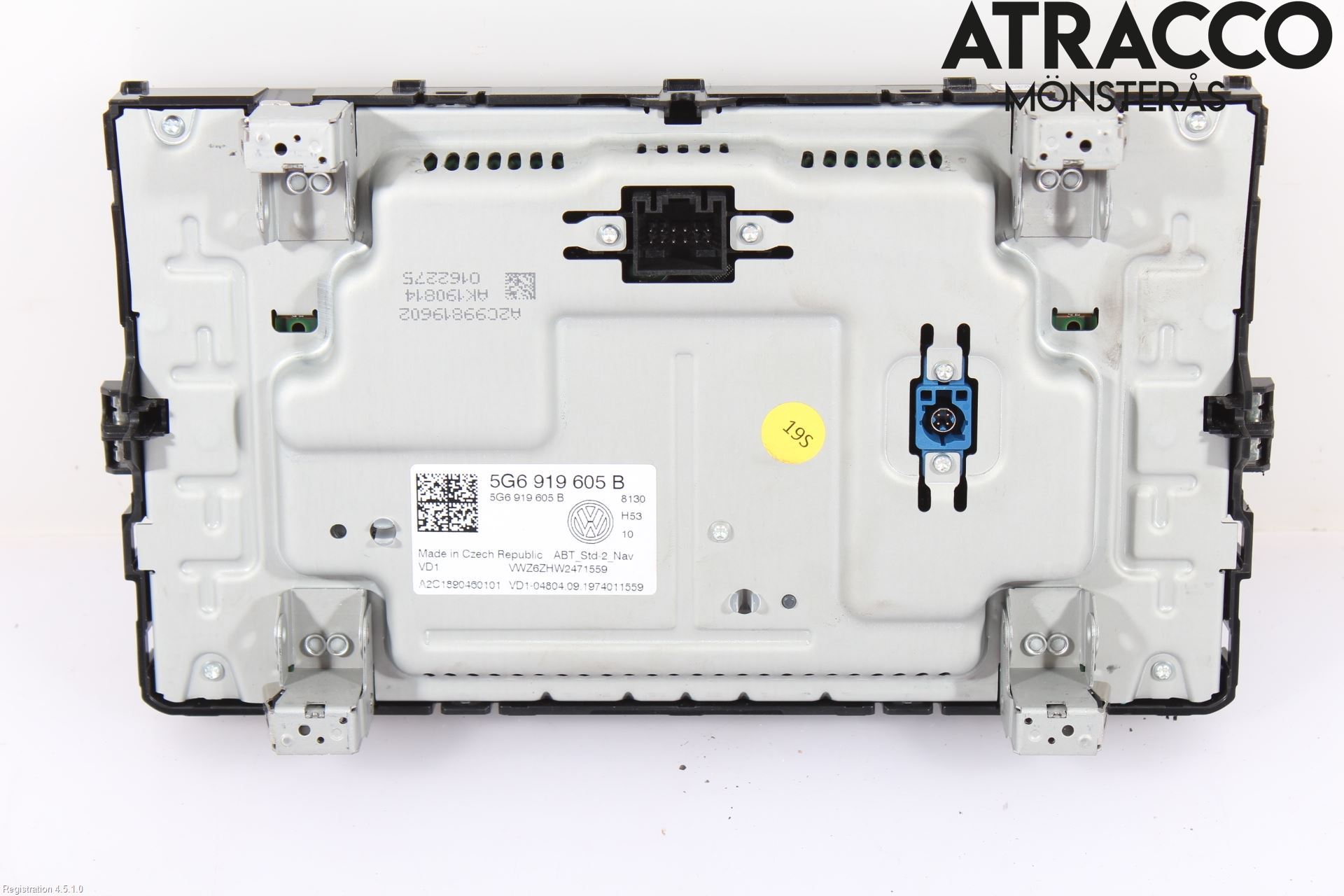 Volkswagen VW PASSAT 15-19 Multifunktionsdisplay