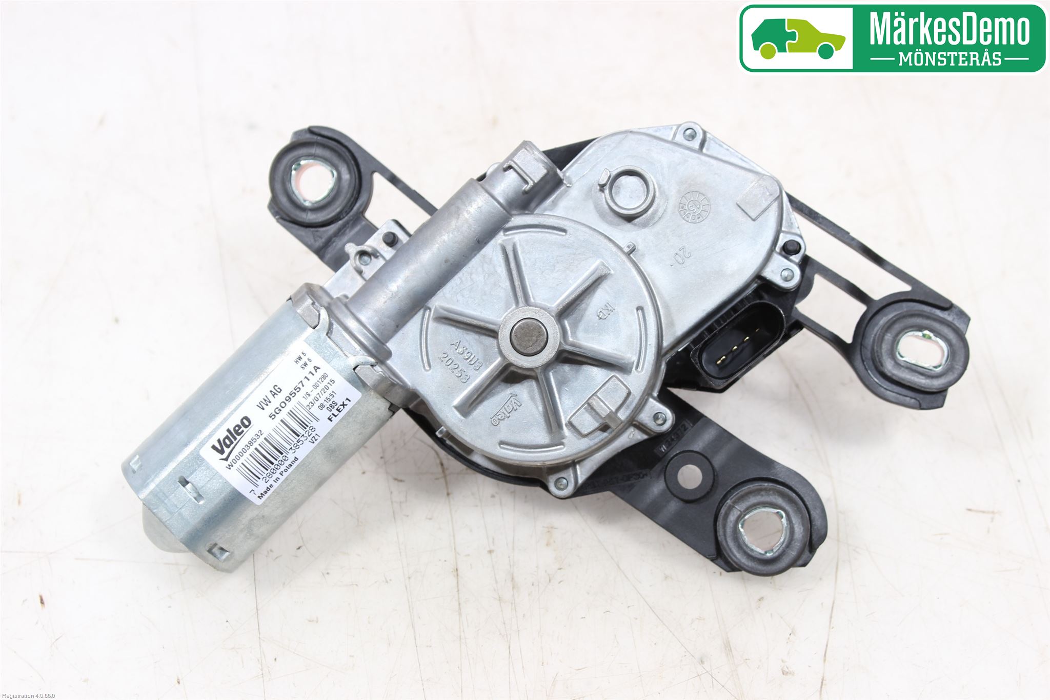 Volkswagen VW PASSAT 15-19 Torkarmotor Baklucka