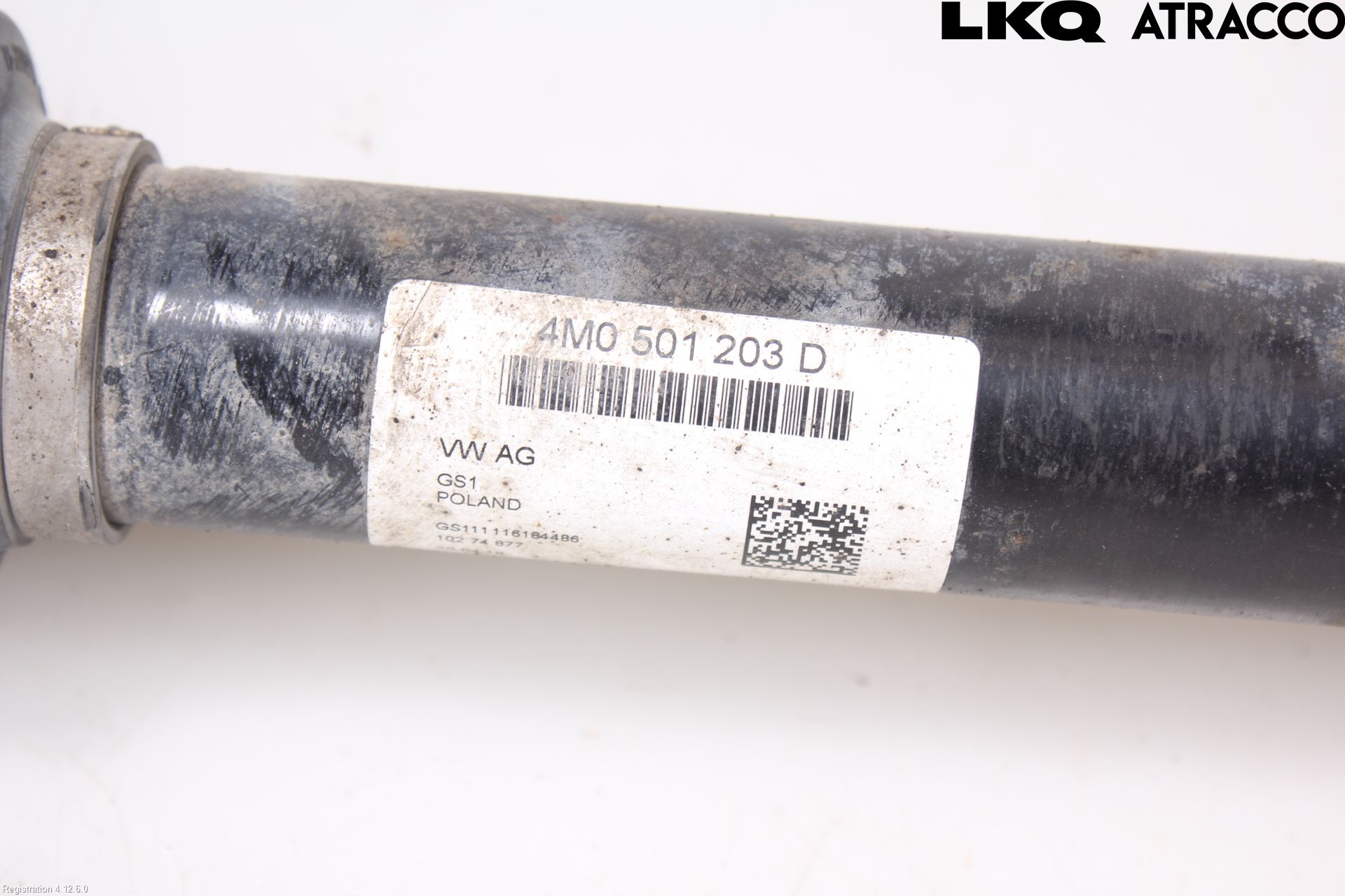 Volkswagen VW TOUAREG CR 18- Drivaxel Bak Vänster