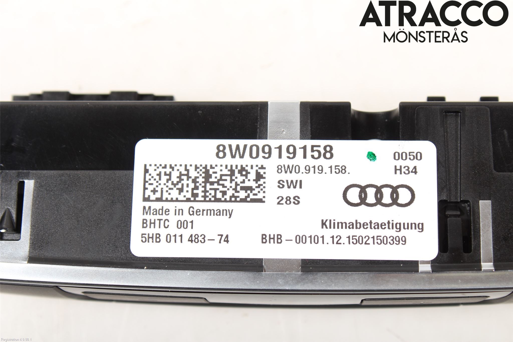 Audi A4/S4 B9 16-19 Ac Styrenhet Ac Manöveren