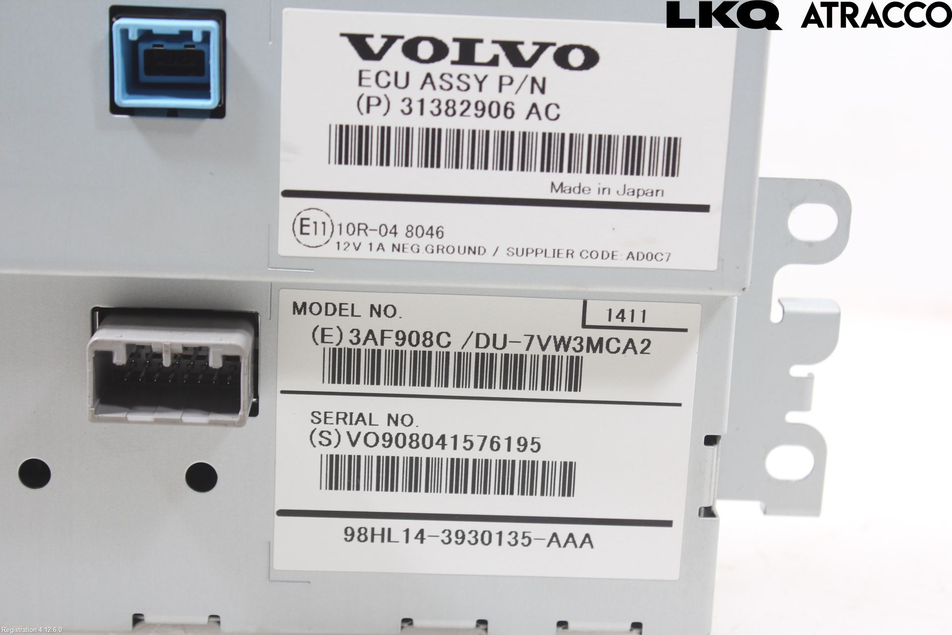 Volvo V40 12-19 Multifunktionsdisplay