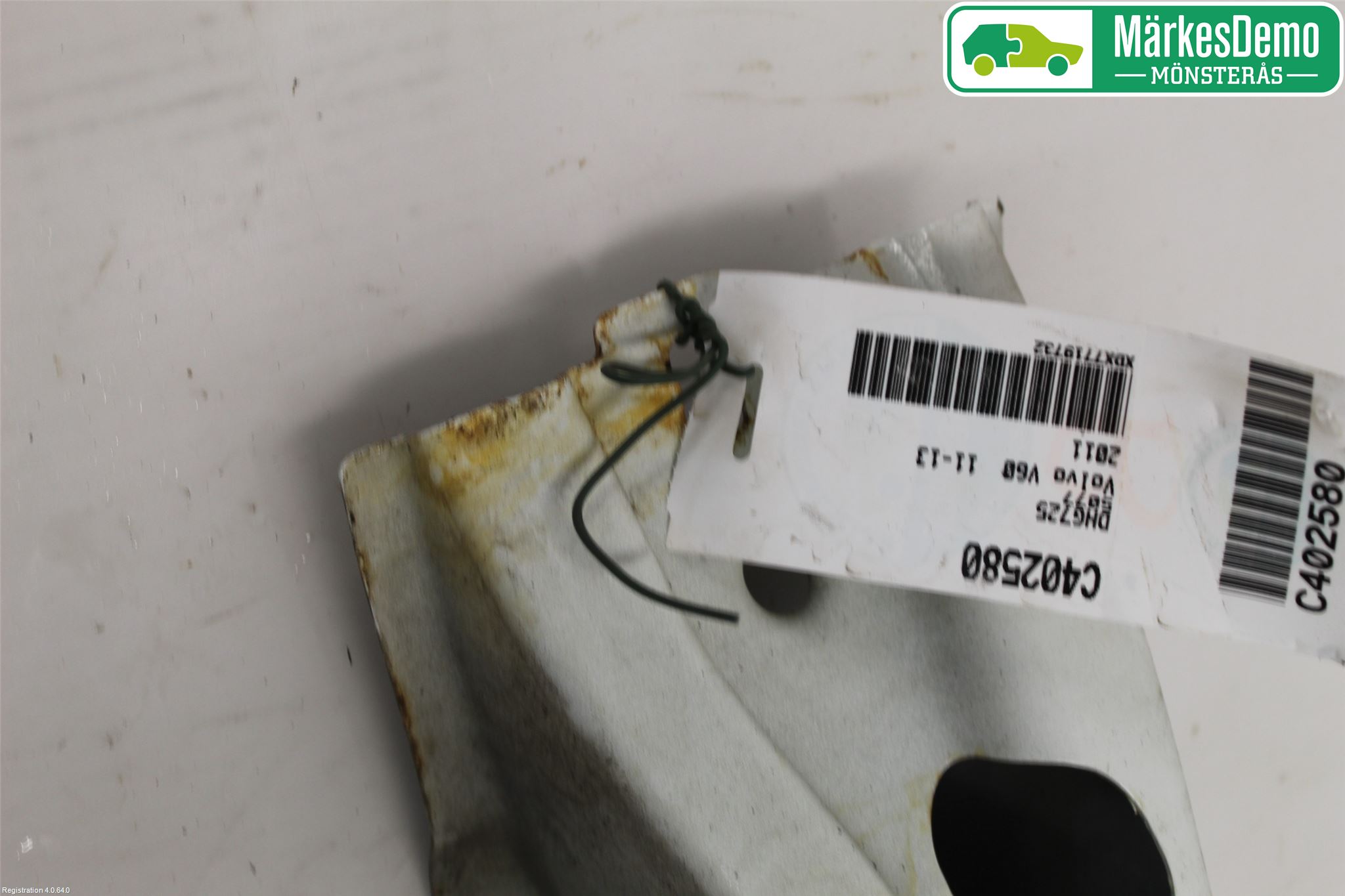 Volvo V60 11-13 Stötfångarbalk Bak