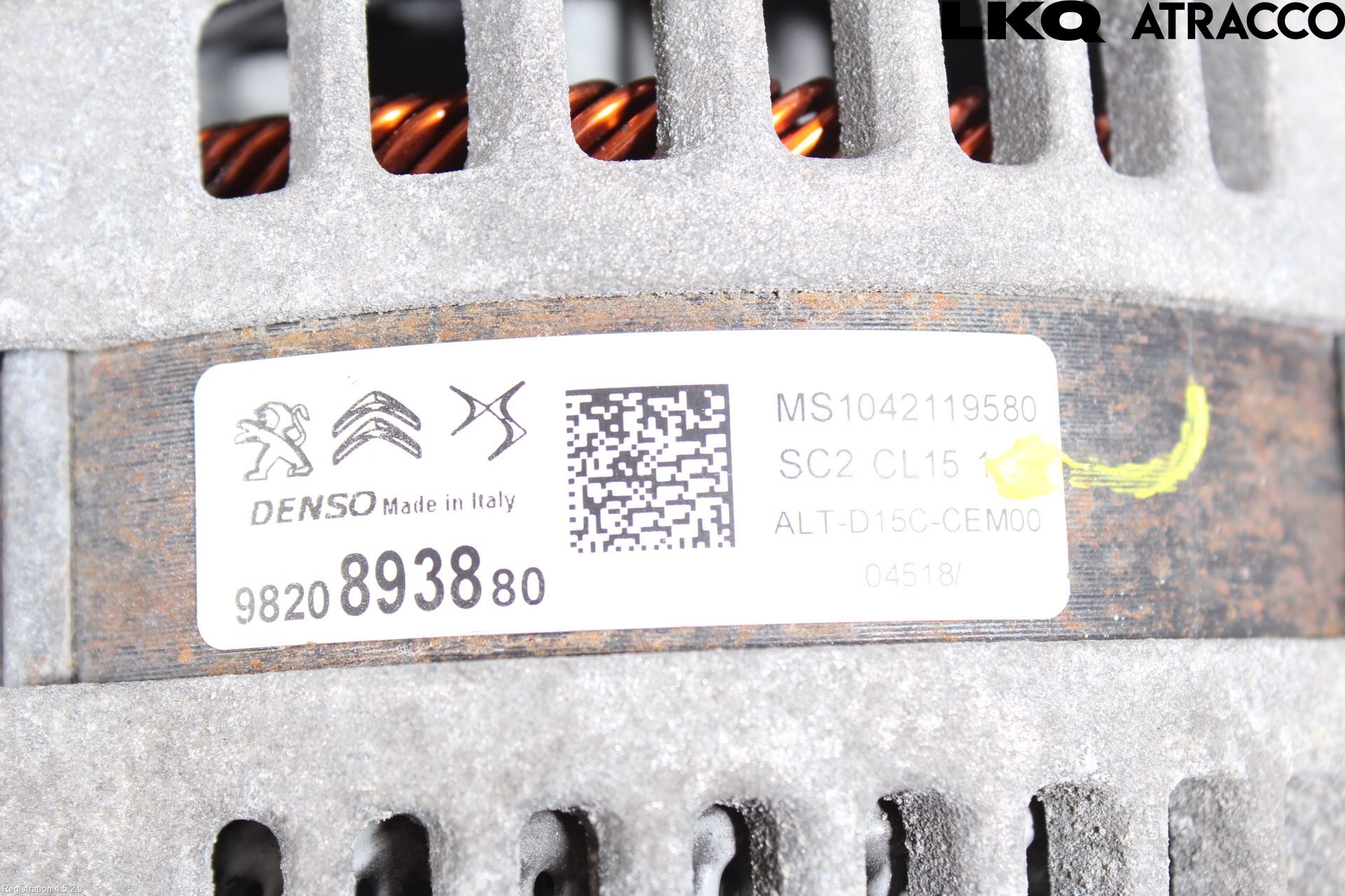 Citroen C4 GRAND PICASSO 14-18 Generator