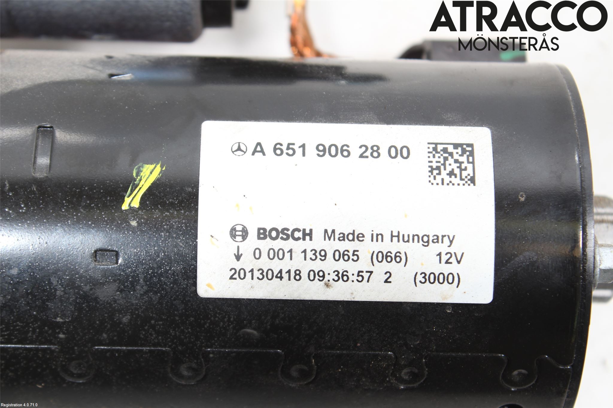 Mercedes-Benz MB C-KLASS (W204) 07-15 Startmotor Diesel