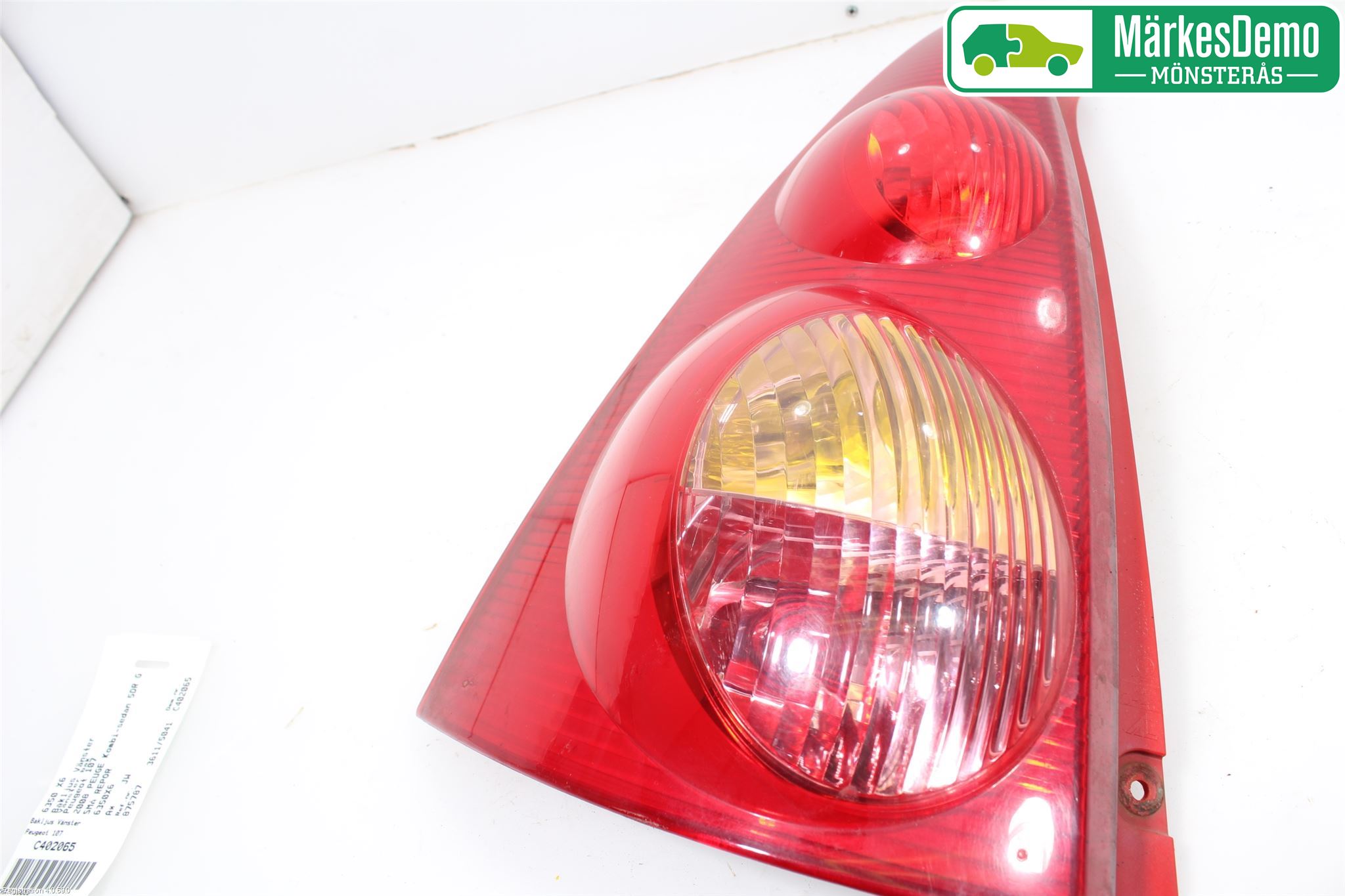 Peugeot 107 Bakljus Vänster