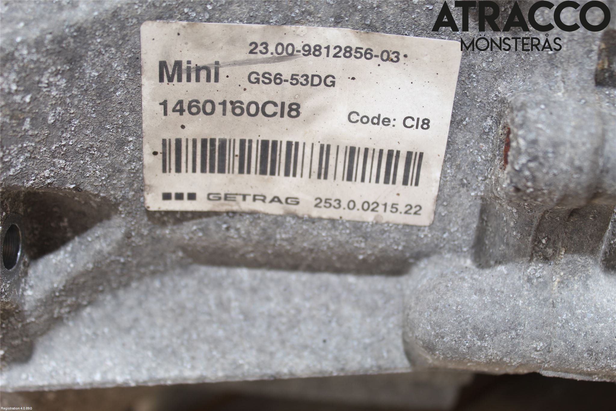 Mini COUNTRYMAN R60 11-16 Växellåda Man 6 Vxl