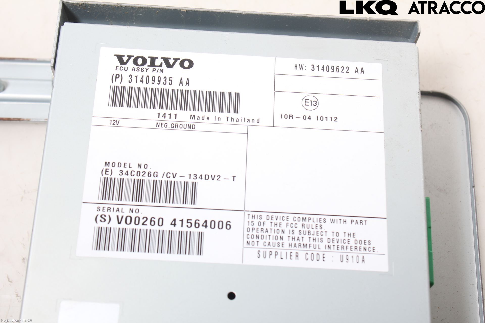 Volvo V40 12-19 Radio-Stereo Förstärkare