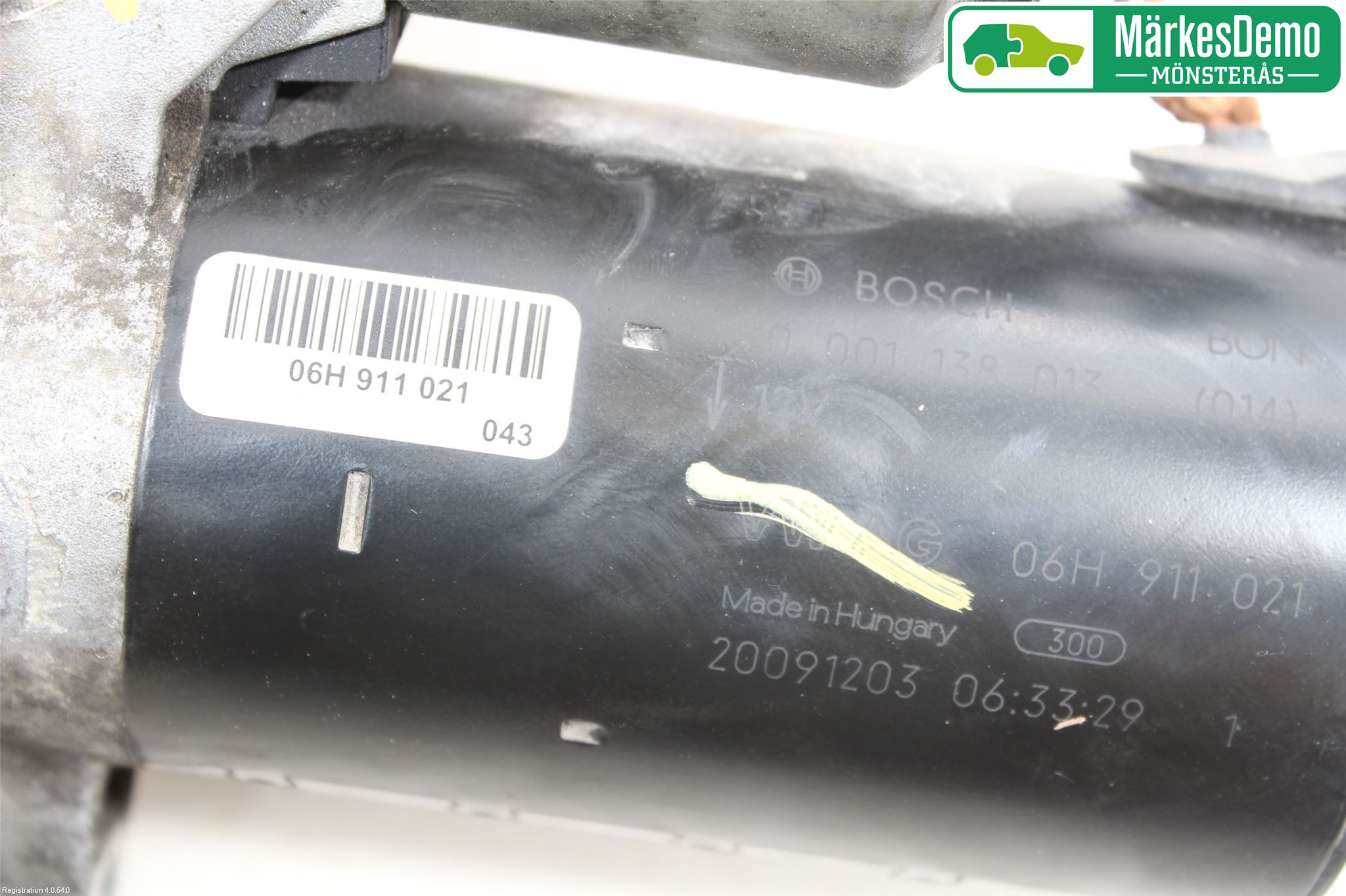 Audi A4/S4 08-11 Startmotor