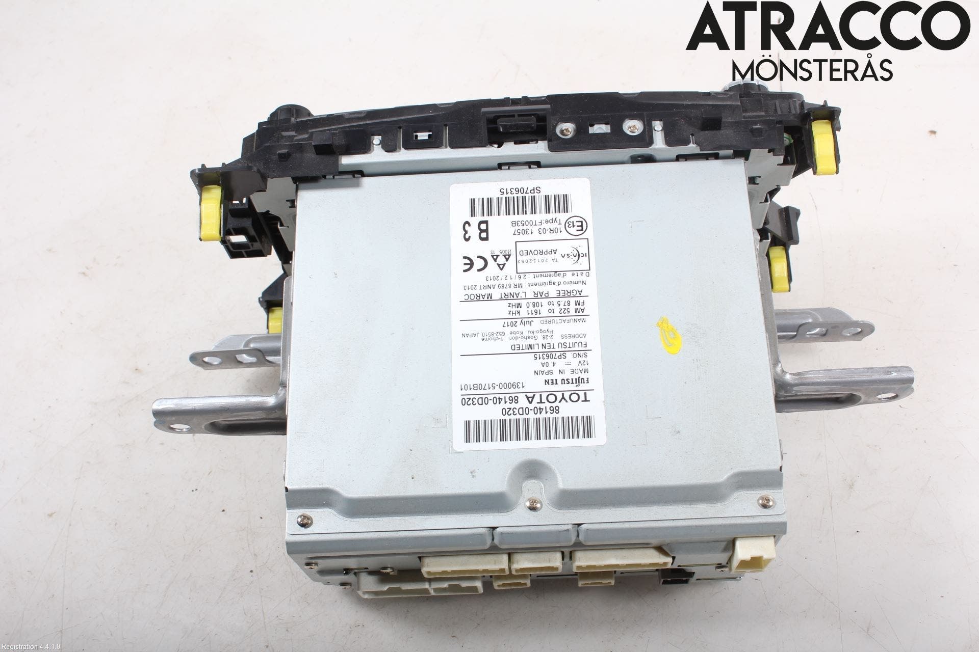 Toyota YARIS XP130 15-20 Cd Radio - Multimediapanel