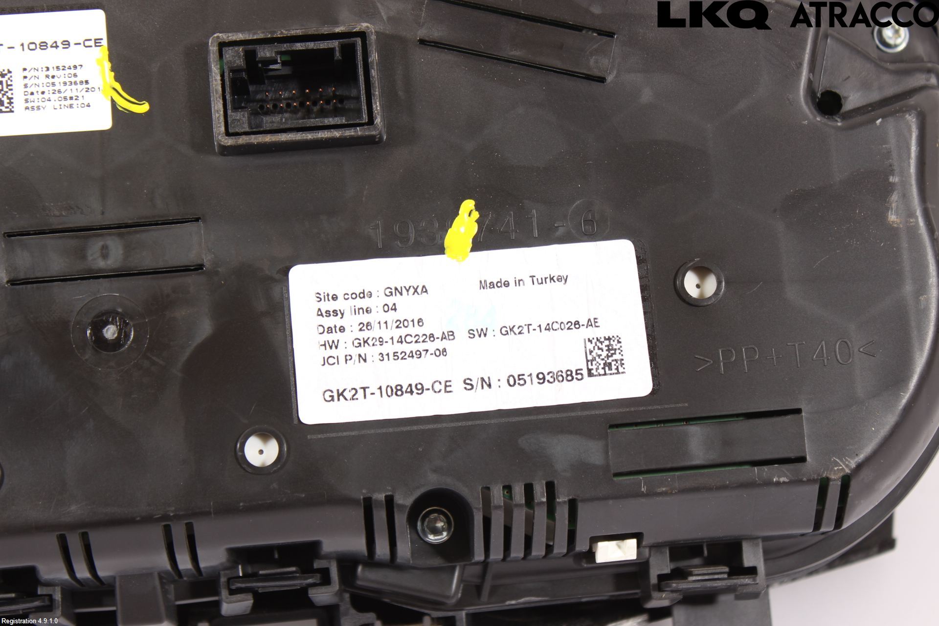 Ford TRANSIT SKÅP/BUSS 14-22 Instrument Komb