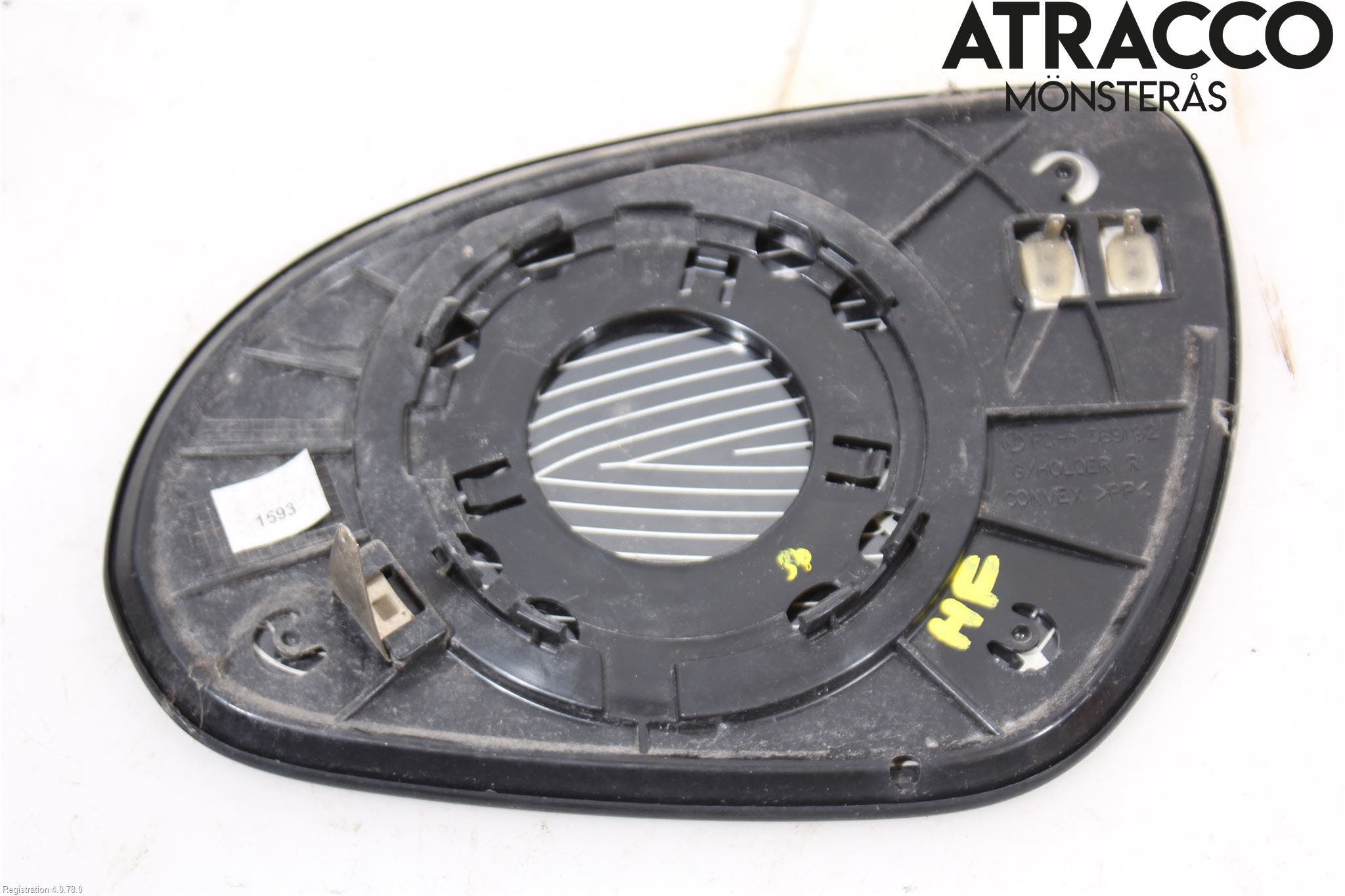 Hyundai i30 FD 07-12 Spegelglas Hö