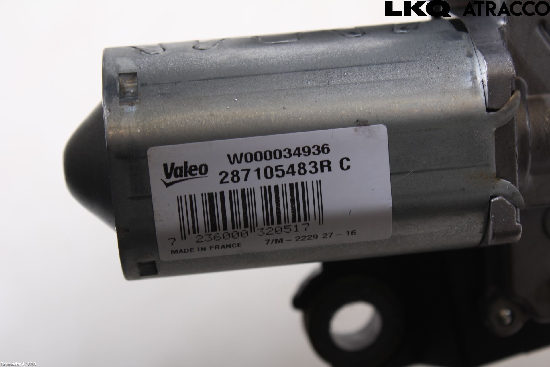 Renault CLIO IV 12-16 Torkarmotor Baklucka