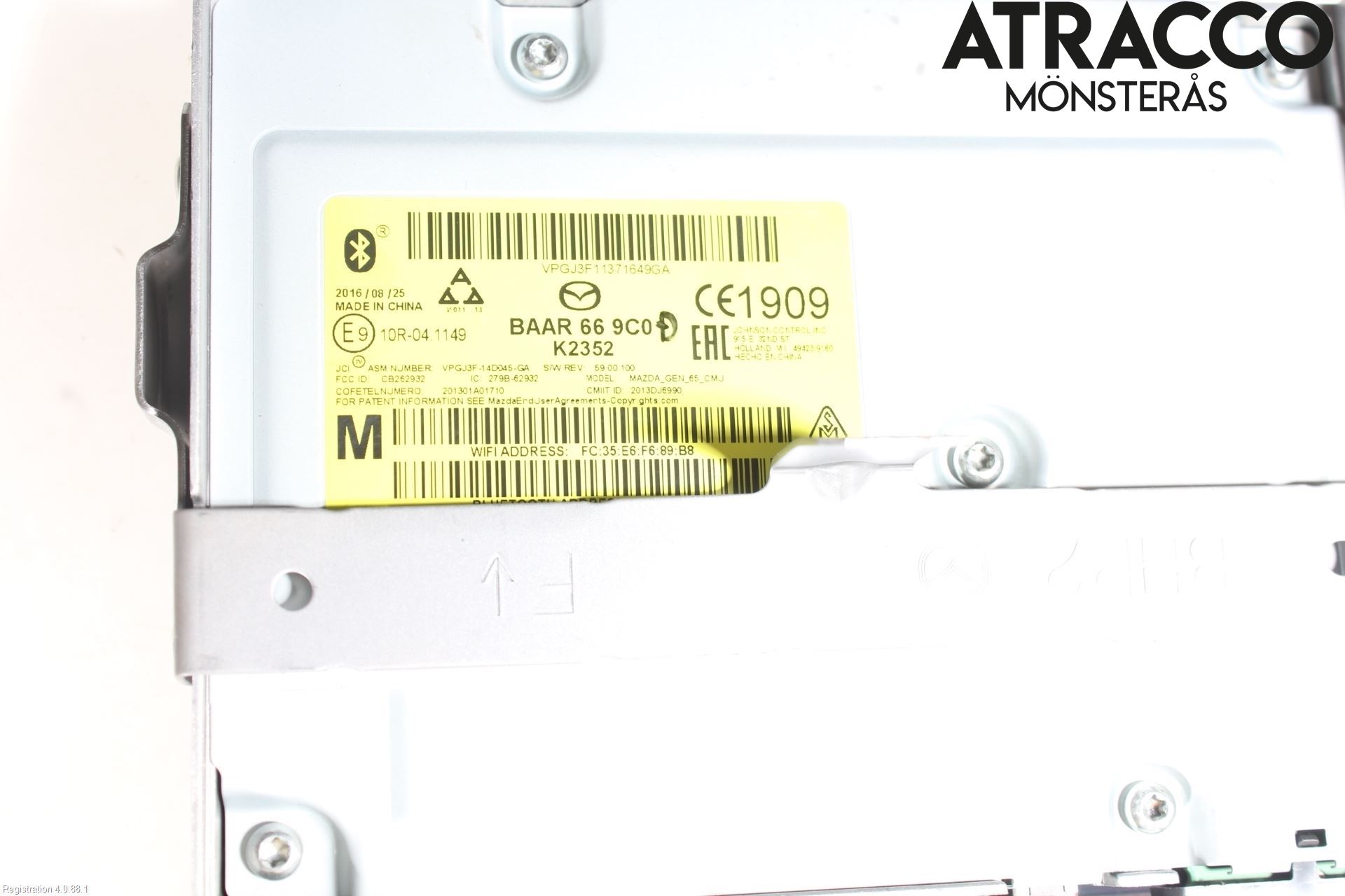 Mazda 3 III 14-19 Multifunktionsdisplay