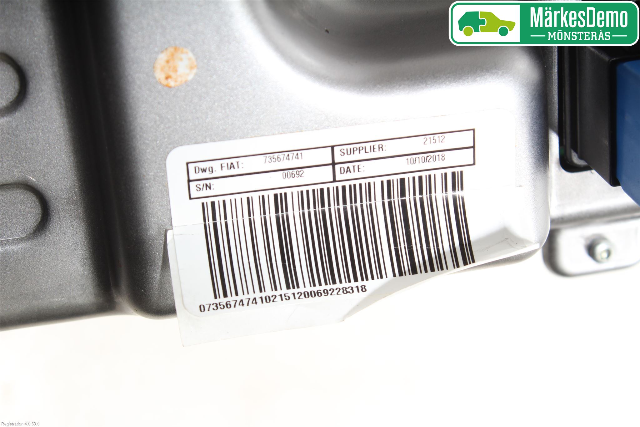 Fiat PANDA 12- Rattaxelagg Med Inb Servo