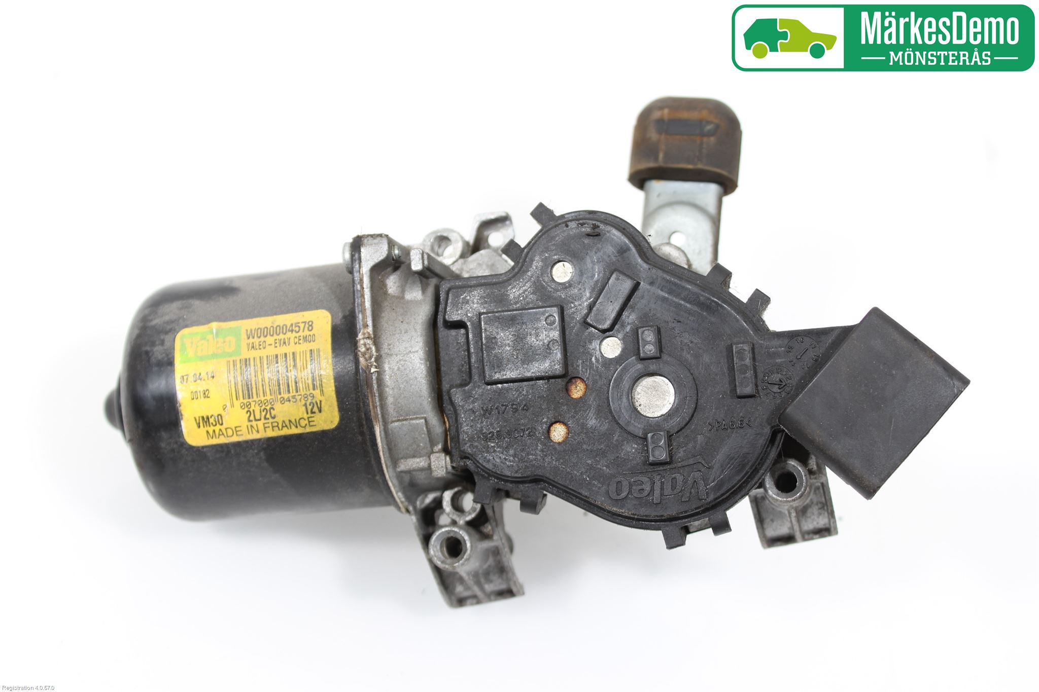 Citroen C3 10-17 Torkarmotor Vindruta