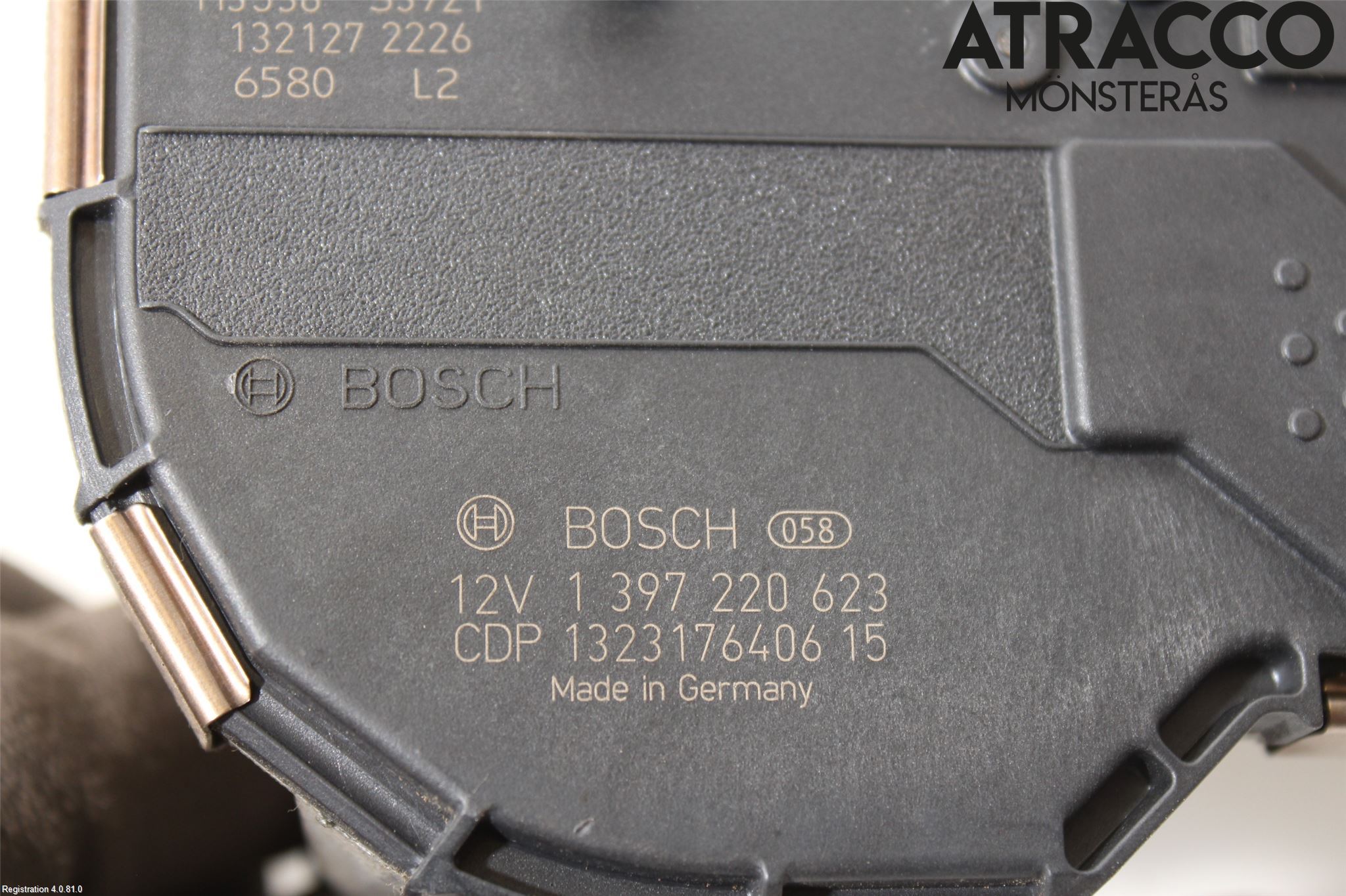 Opel ASTRA J 10-15 Torkarmotor Vindruta