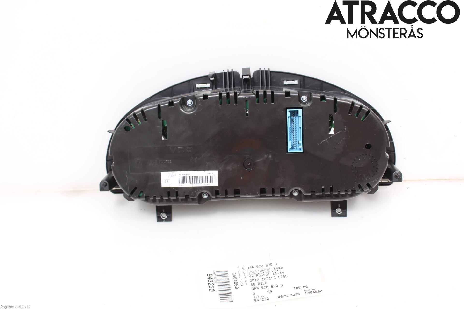 Volkswagen VW PASSAT 11-14 Instrument Komb