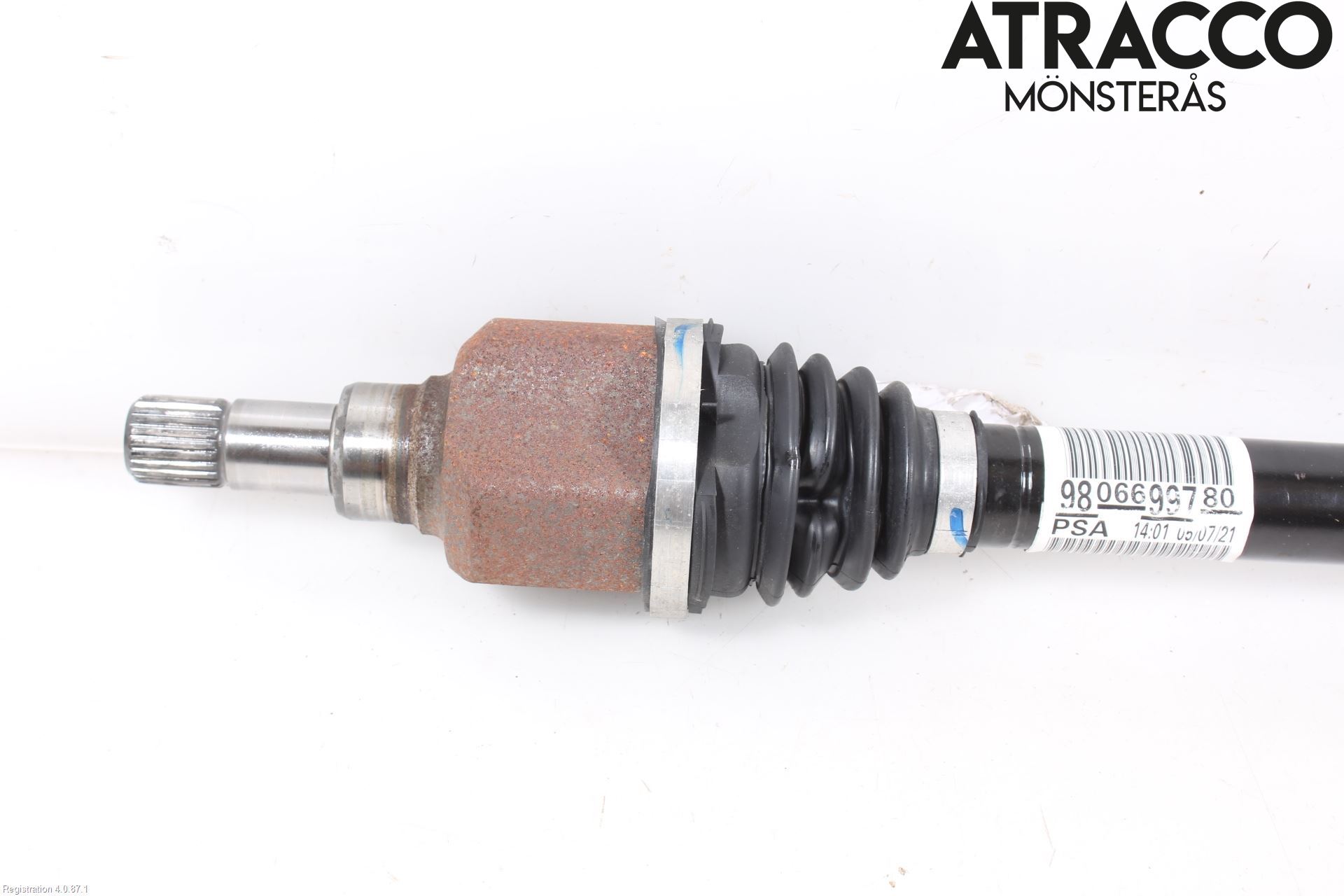 Peugeot PARTNER/E-PARTNER 19- Drivaxel Fram Höger