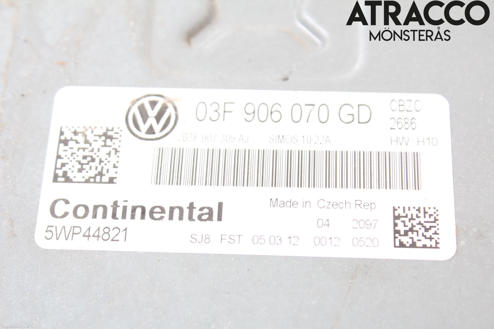 Volkswagen VW POLO 10-17 Styrenhet Insprut Bensin