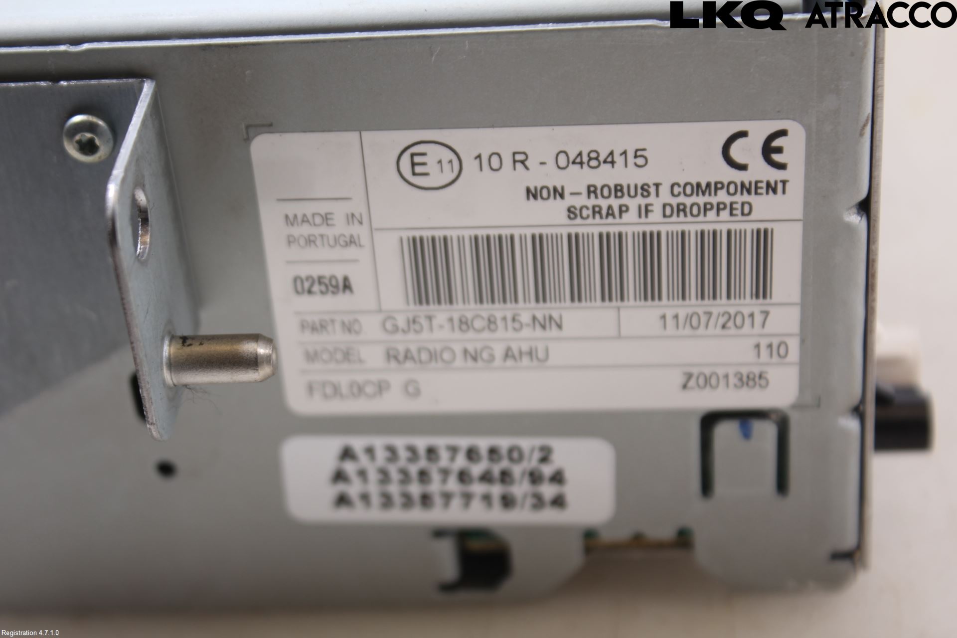 Ford KUGA 13-16 Cd Radio - Multimediapanel