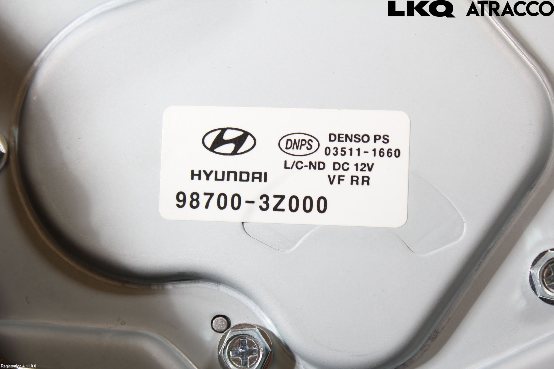 Hyundai i40 08-15 Torkarmotor Baklucka