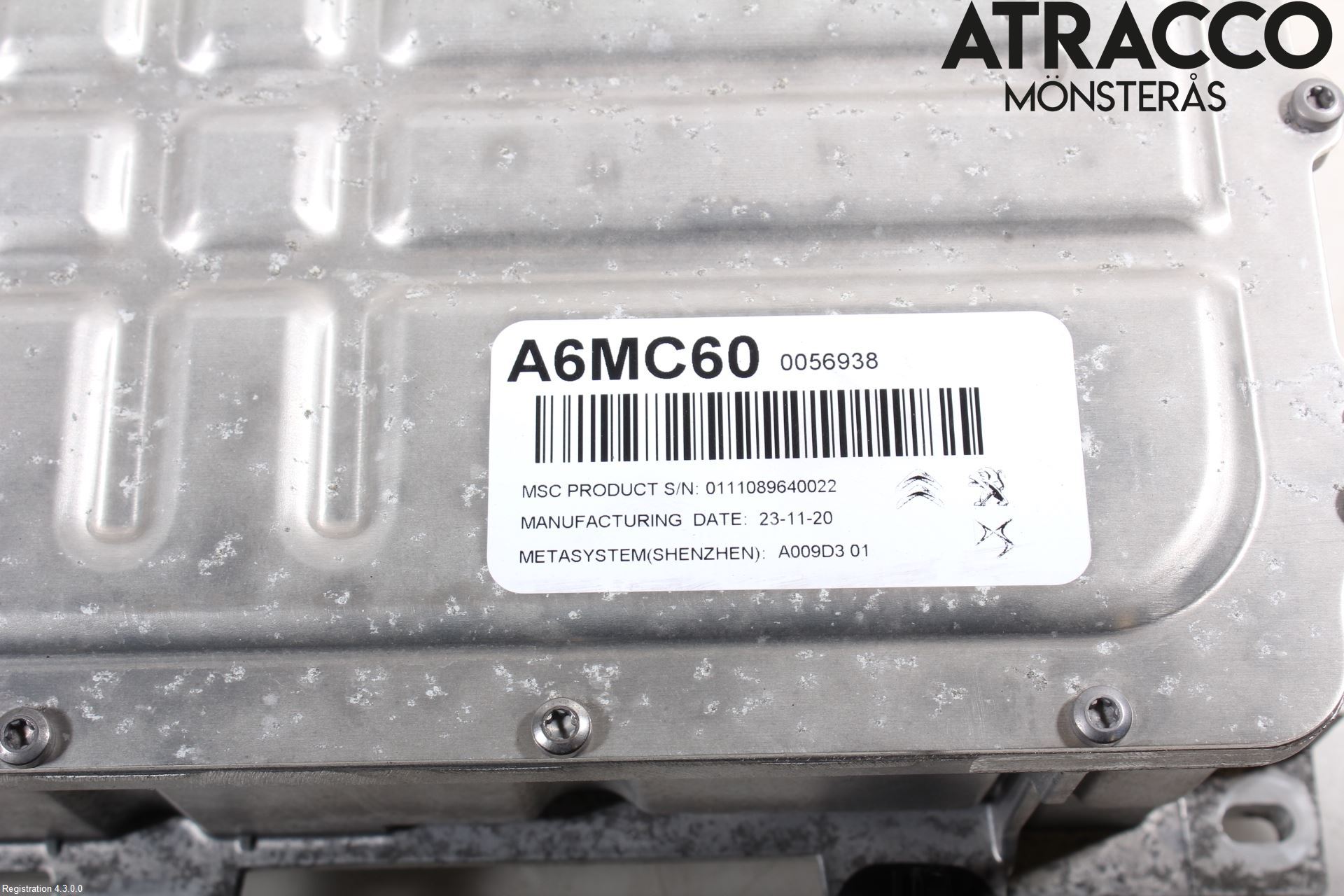 Peugeot 3008 17-24 Batteriladdare Högspänning