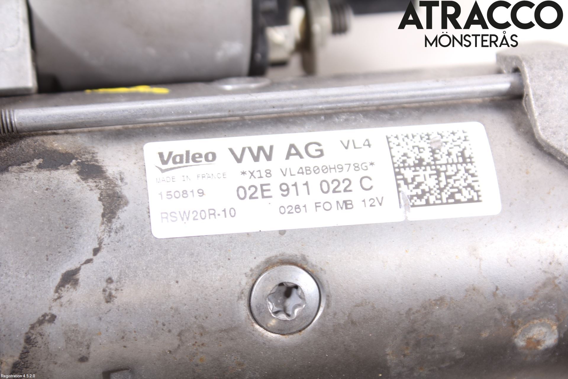 Volkswagen VW PASSAT 15-19 Startmotor Diesel