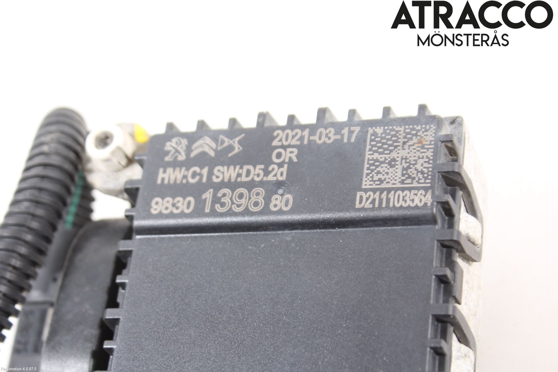 Citroen DS 7 CROSSBACK 19-23 Sensor Aktivt Kollisionsskydd