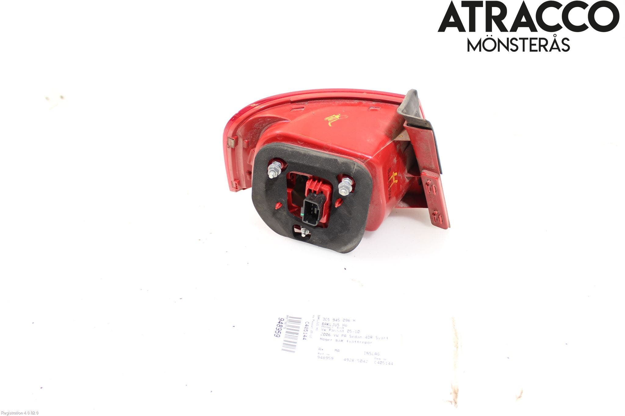 Volkswagen VW PASSAT 05-11 Bakljus Höger