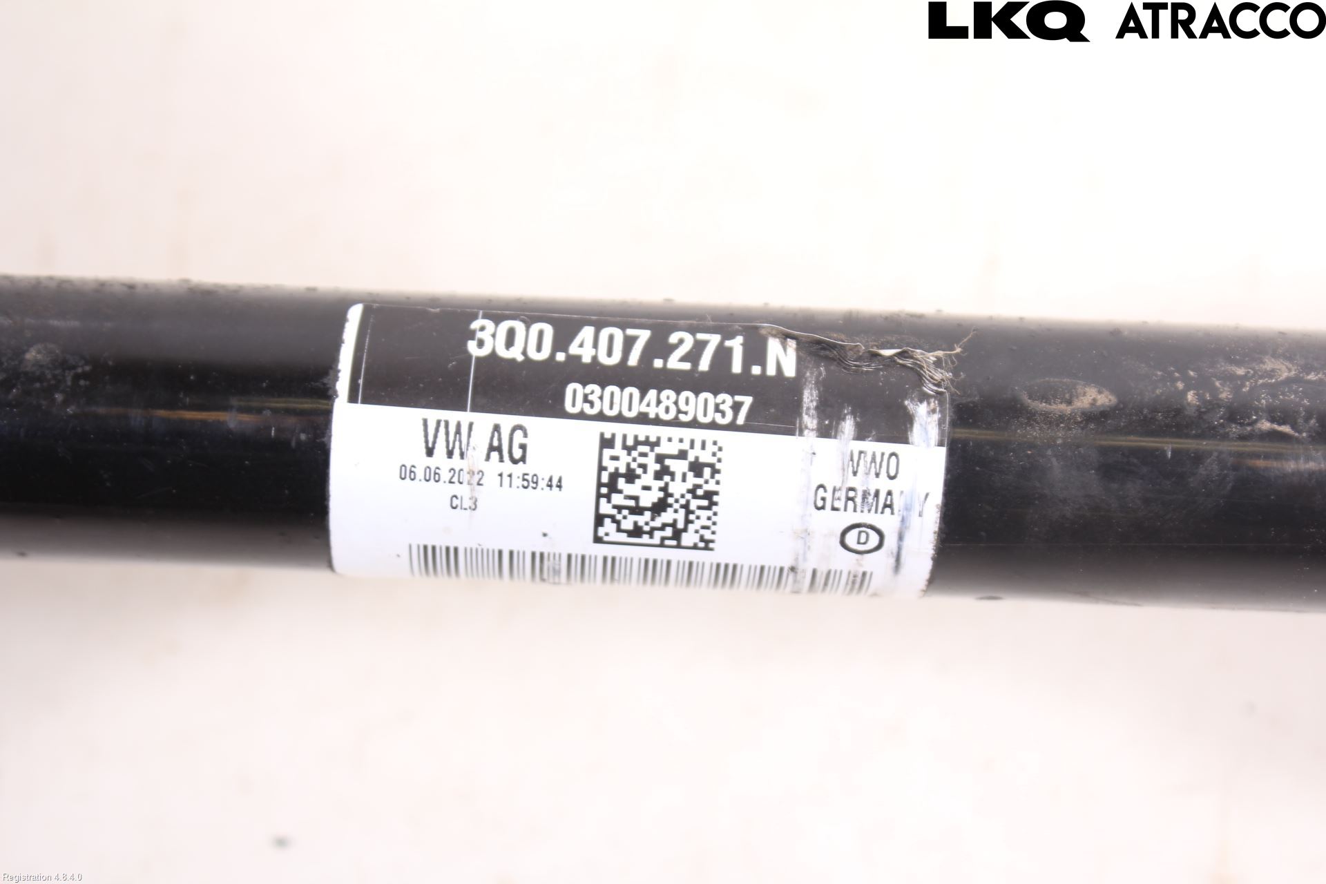 Volkswagen VW CADDY 21- Drivaxel Fram Vänster
