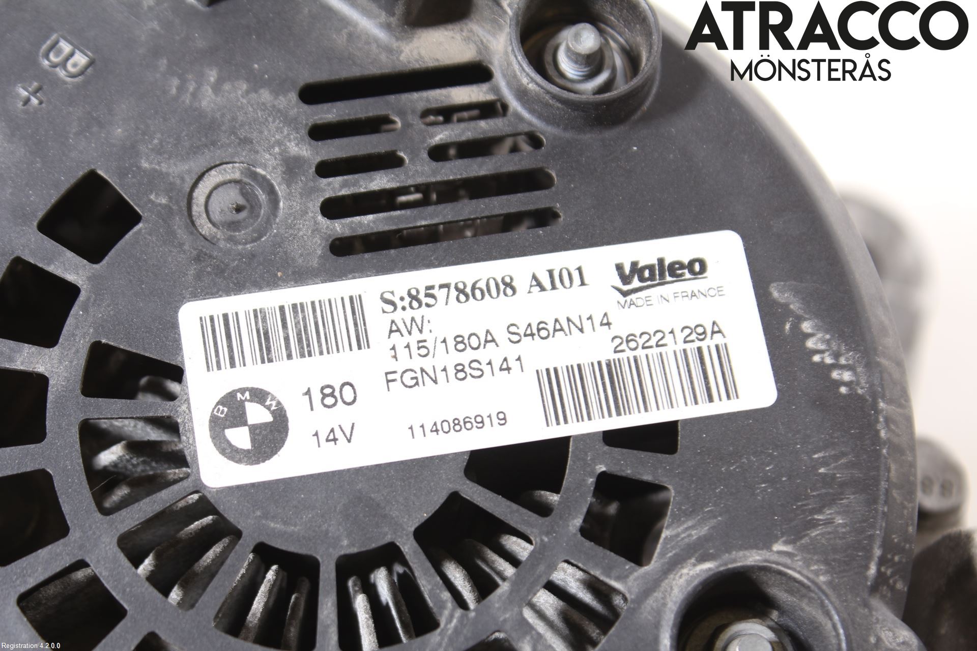 BMW 3 F30/F31/F80 12-19 Generator