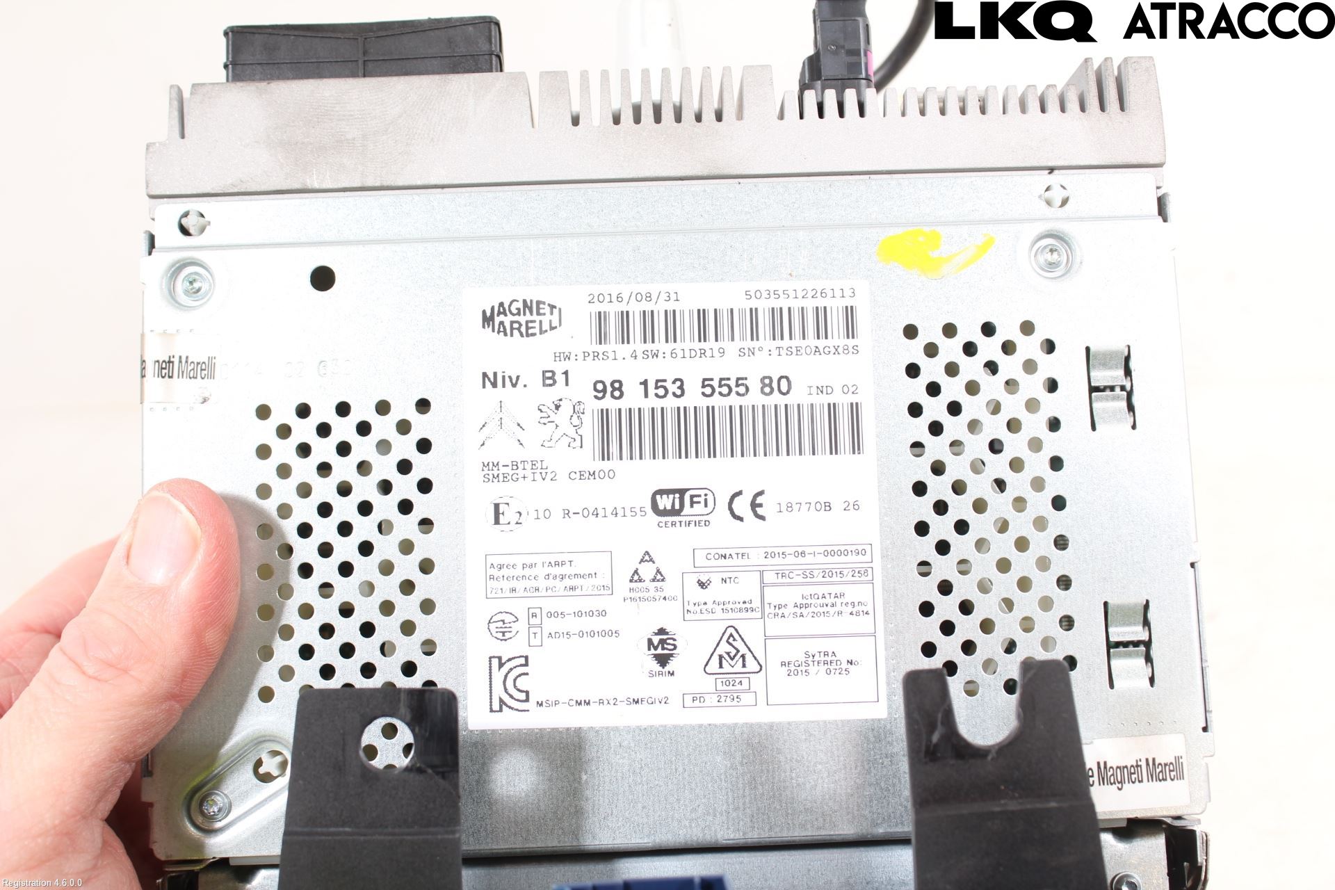 Peugeot PARTNER 16-18 Cd Radio - Multimediapanel