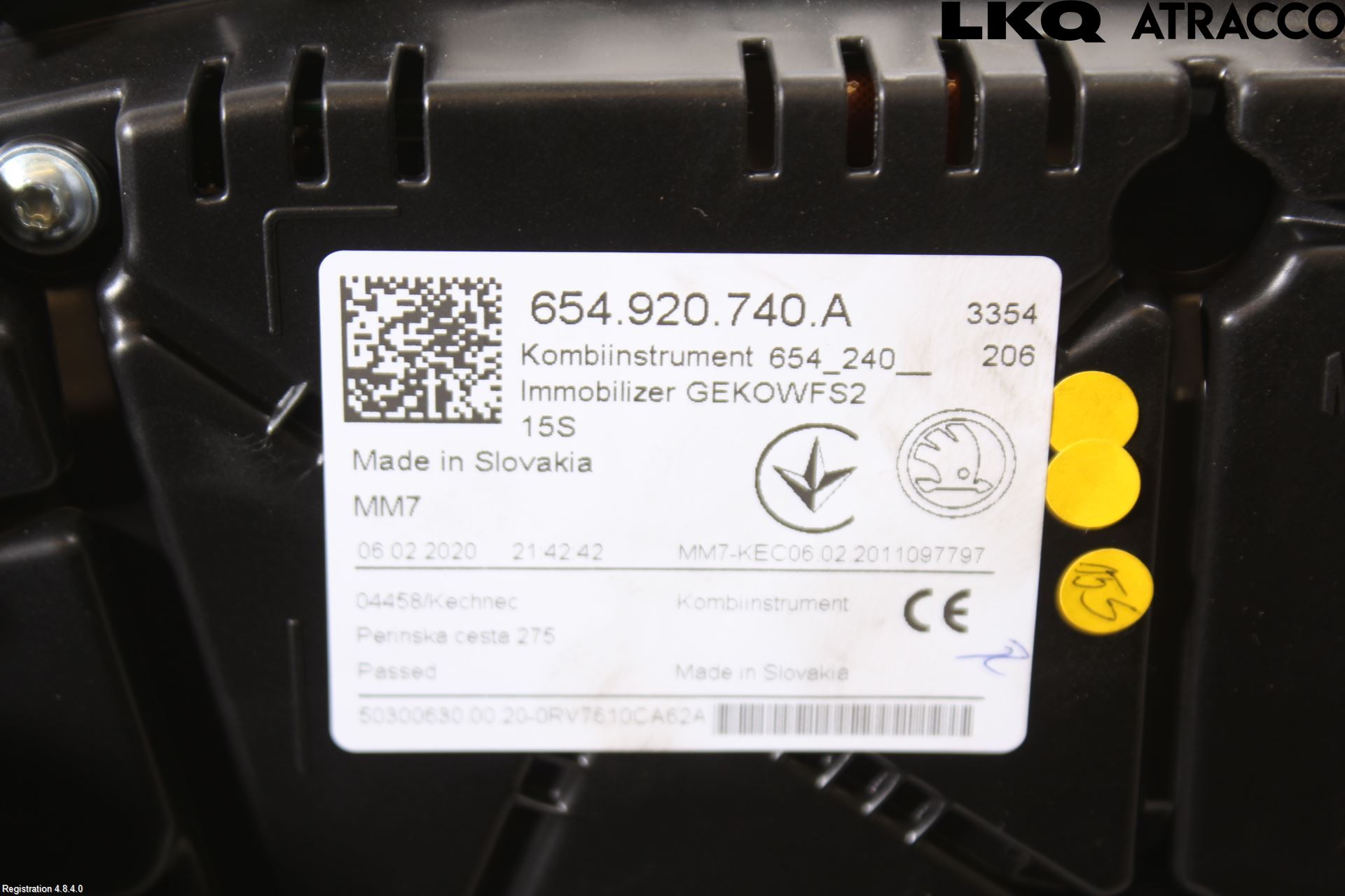 Skoda KAMIQ 20- Instrument Komb