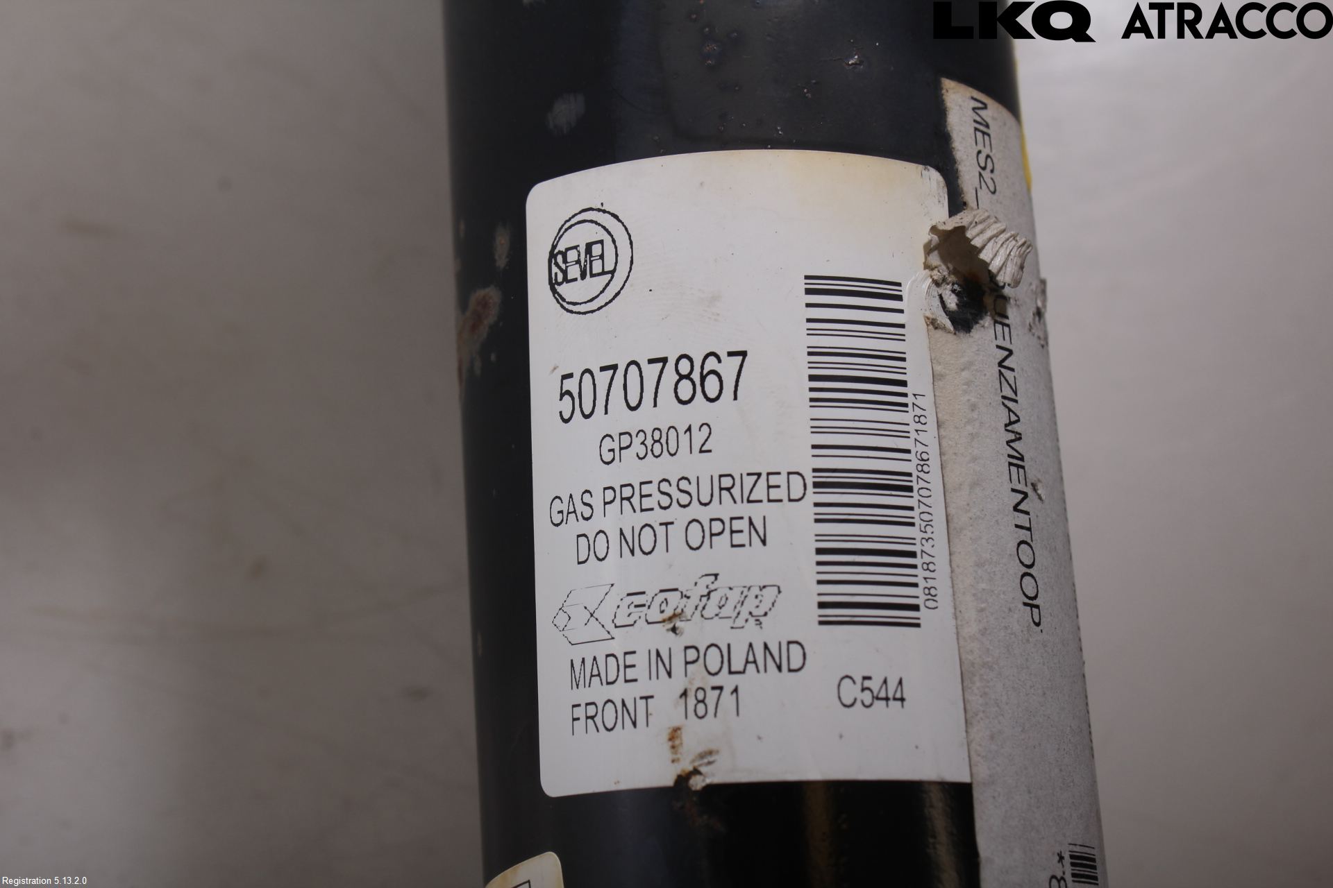 Fiat DUCATO 15-23 Fjäderben Fram Vänster