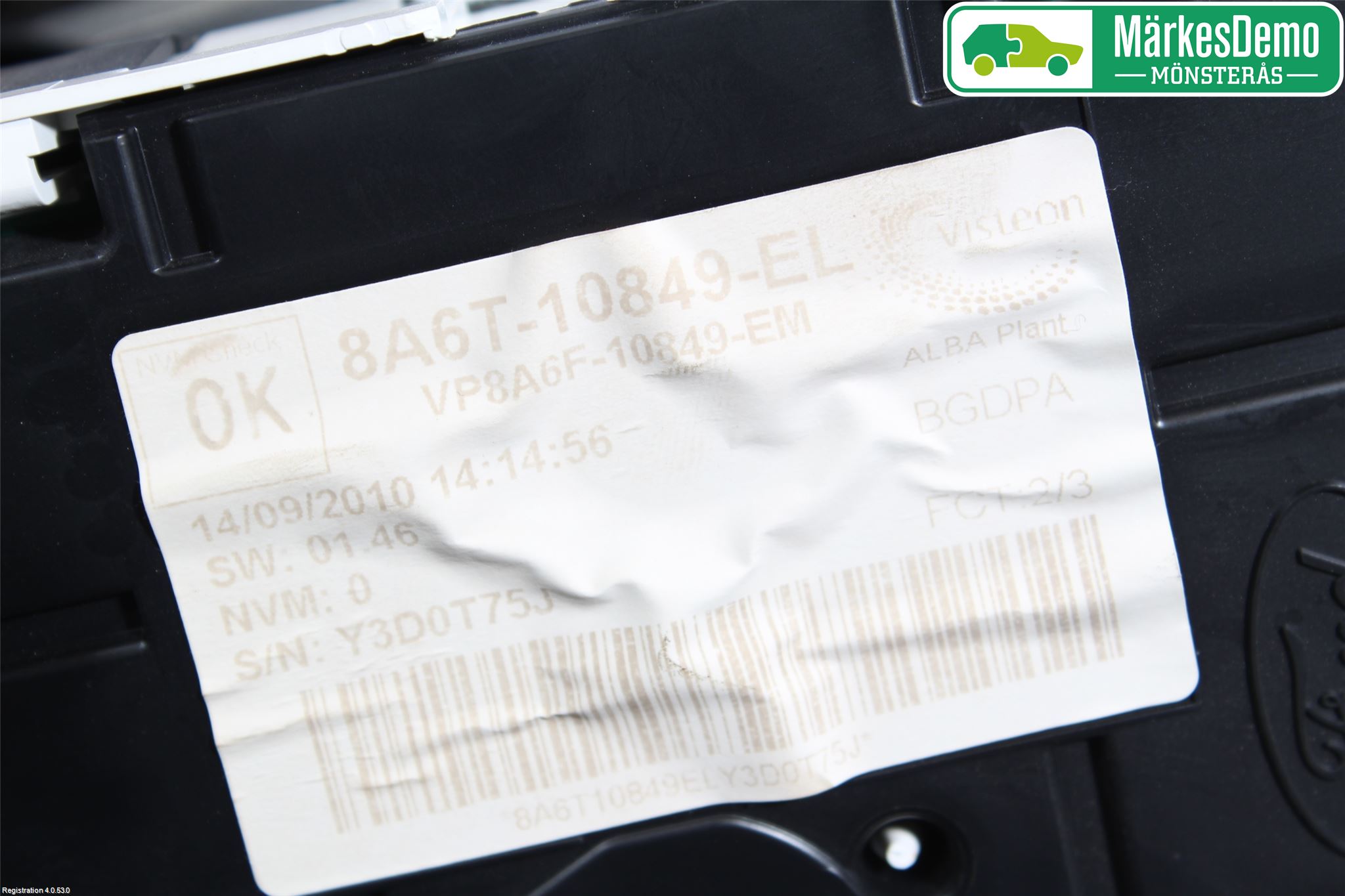 Ford FIESTA 09-12 Instrument Komb