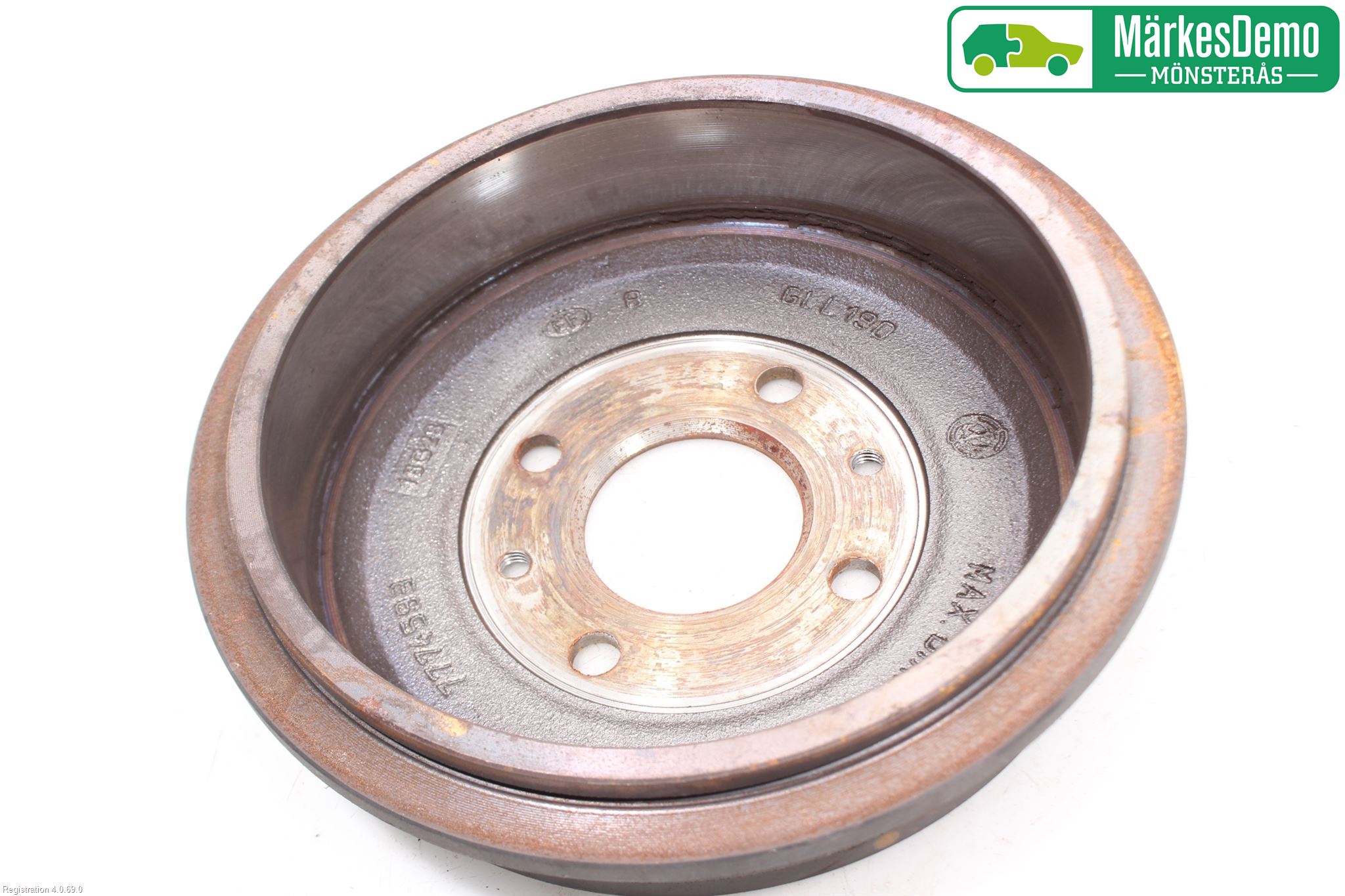 Fiat PANDA 12- Bromstrumma Bak