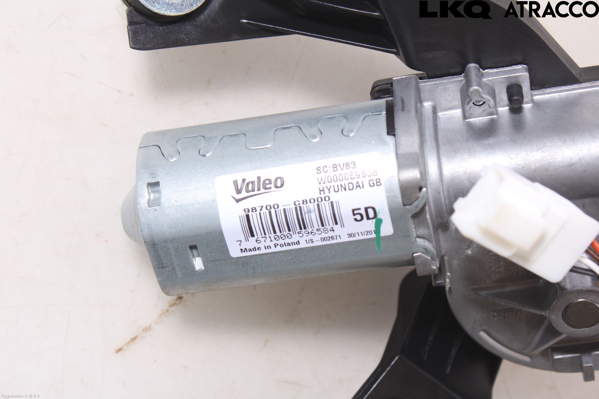 Hyundai i20 GB 15-20 Torkarmotor Baklucka