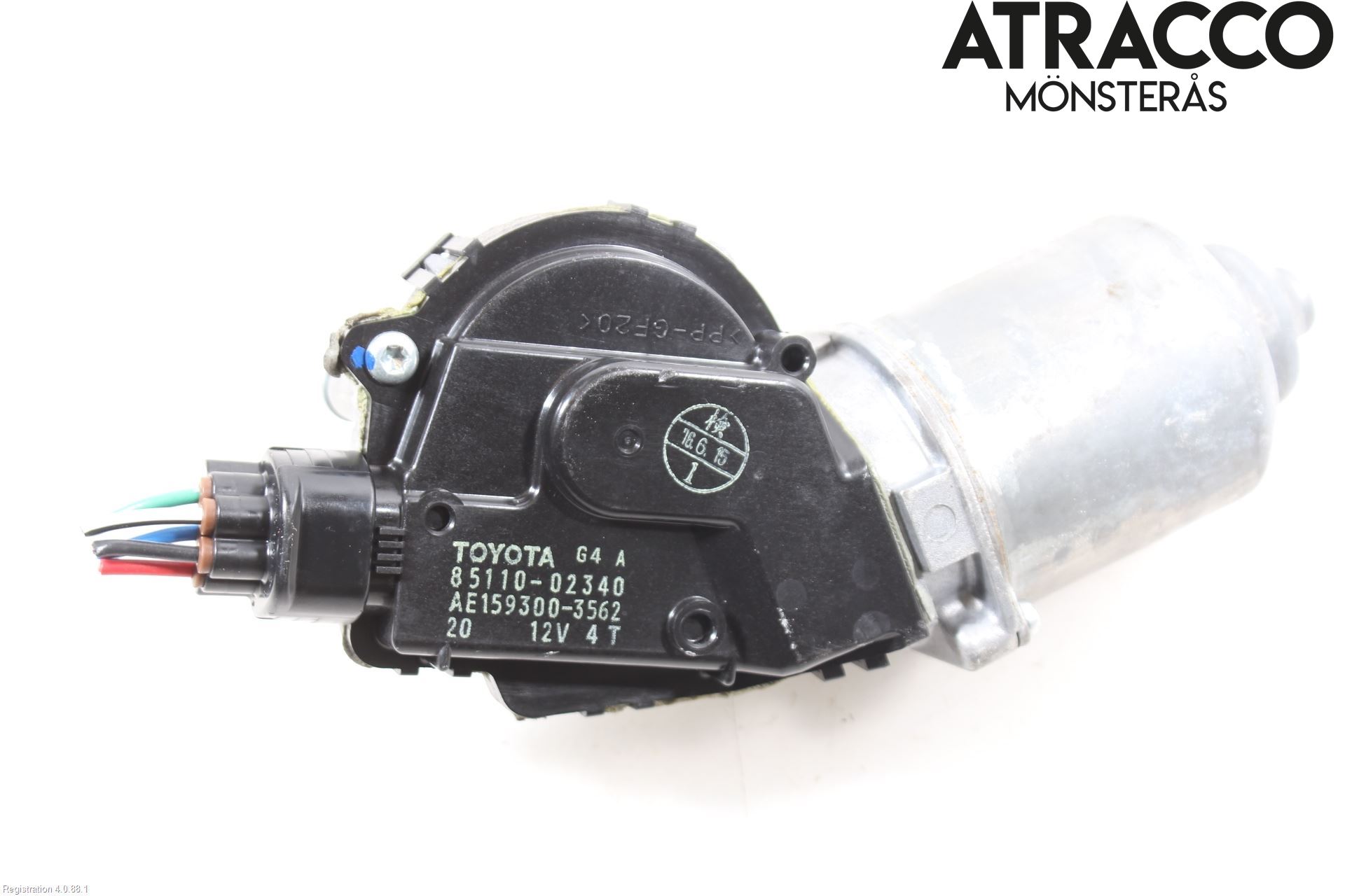 Toyota AURIS 13-19 Torkarmotor Vindruta