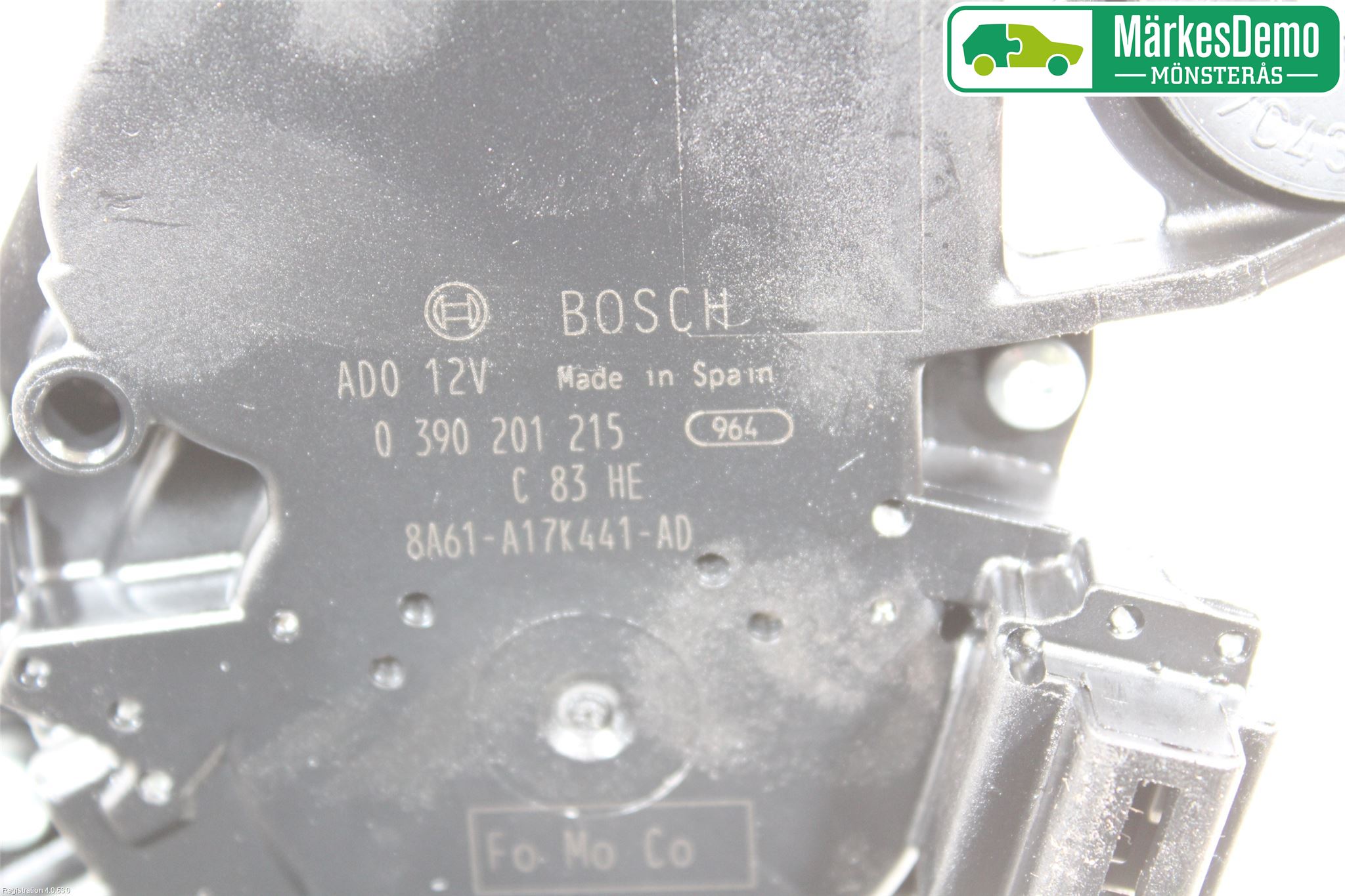 Ford FIESTA 09-12 Torkarmotor Baklucka