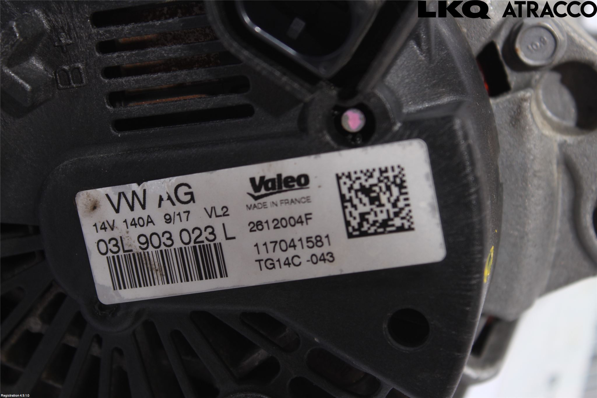 Volkswagen VW CADDY 16-20 Generator
