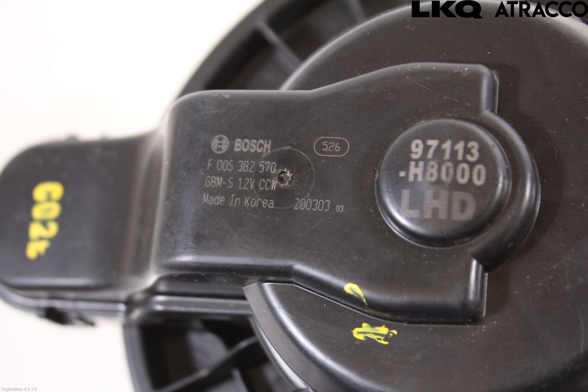 Kia RIO 17- Värmefläkt