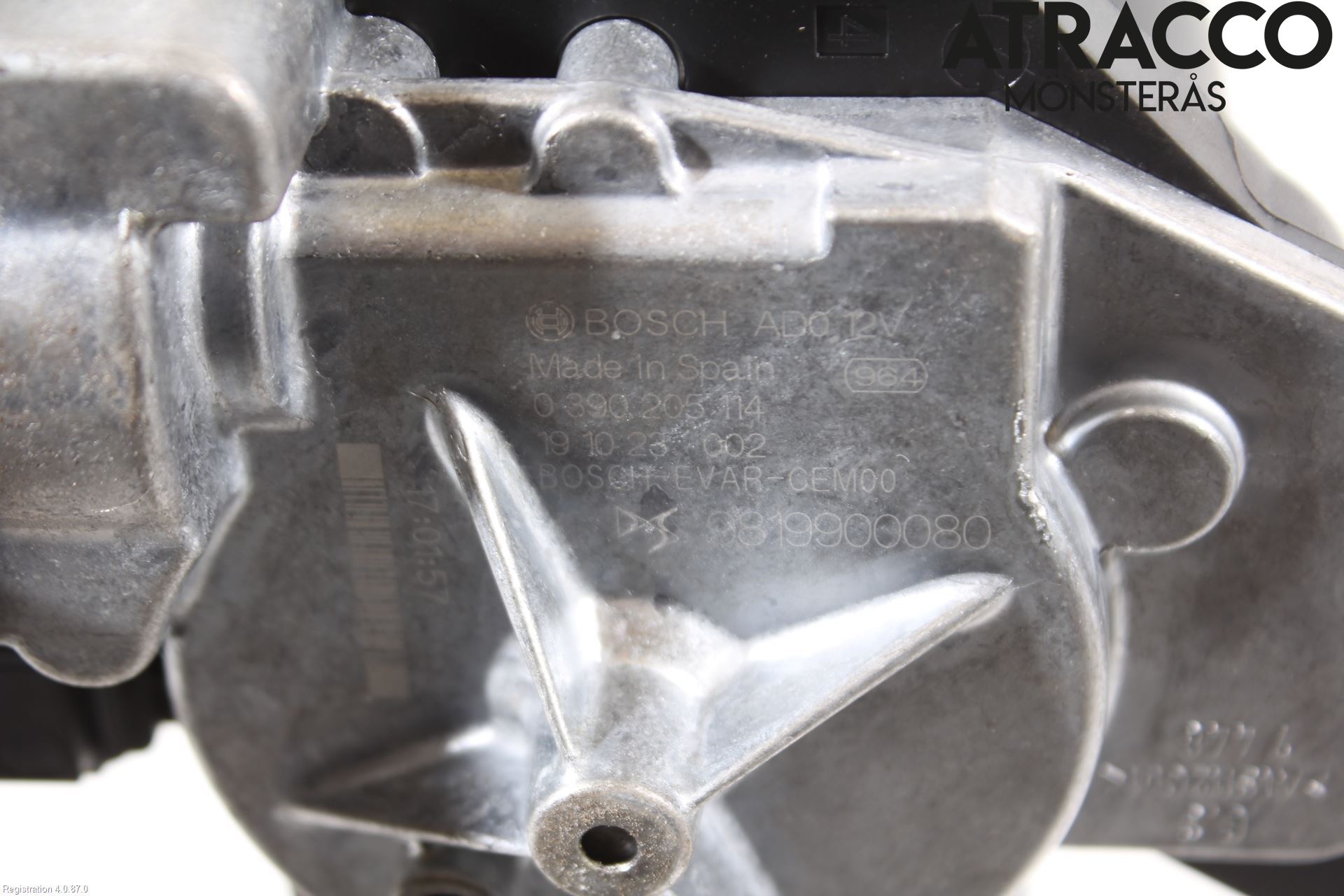Citroen DS 7 CROSSBACK 19-23 Torkarmotor Baklucka