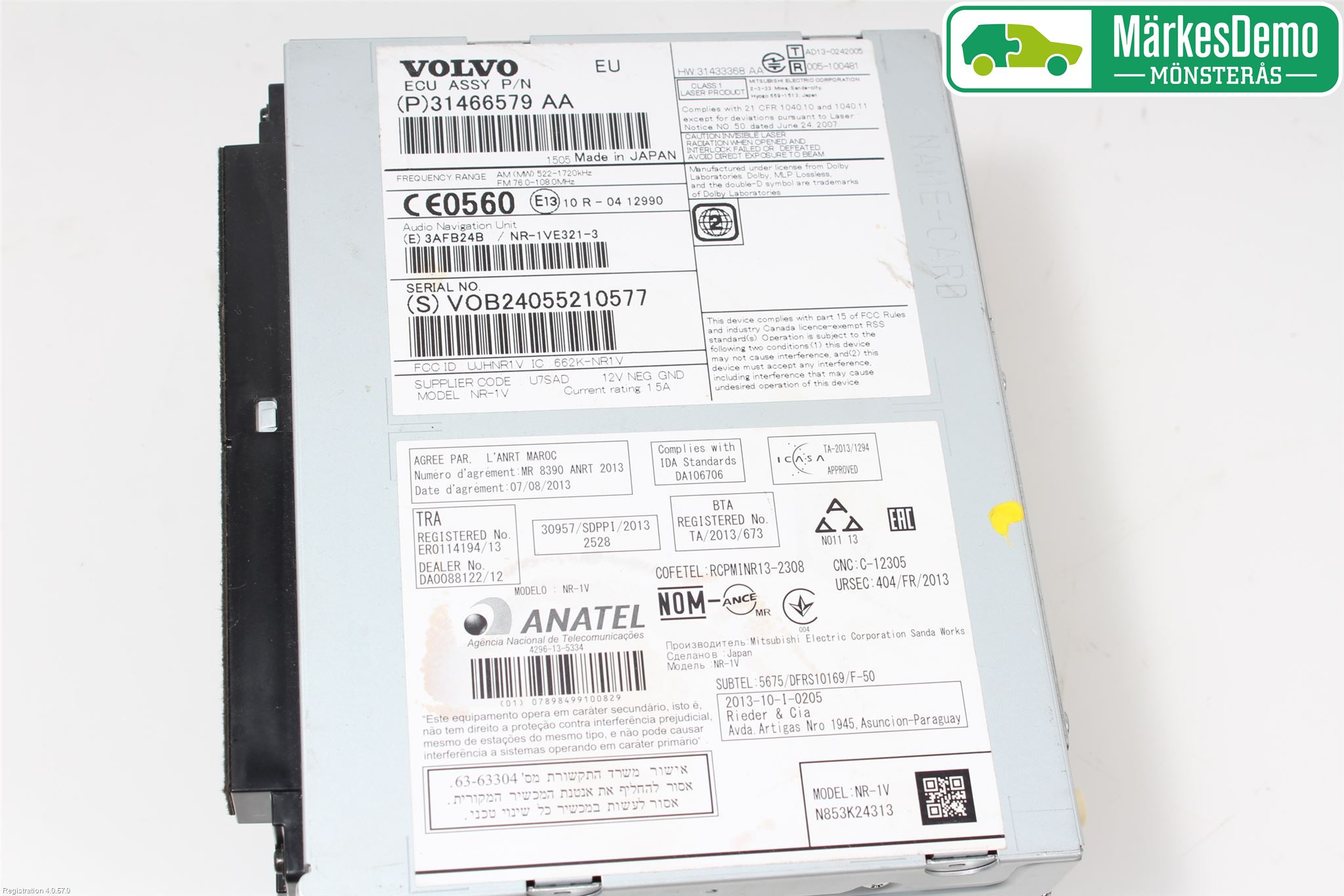 Volvo XC70 14-16 Radio