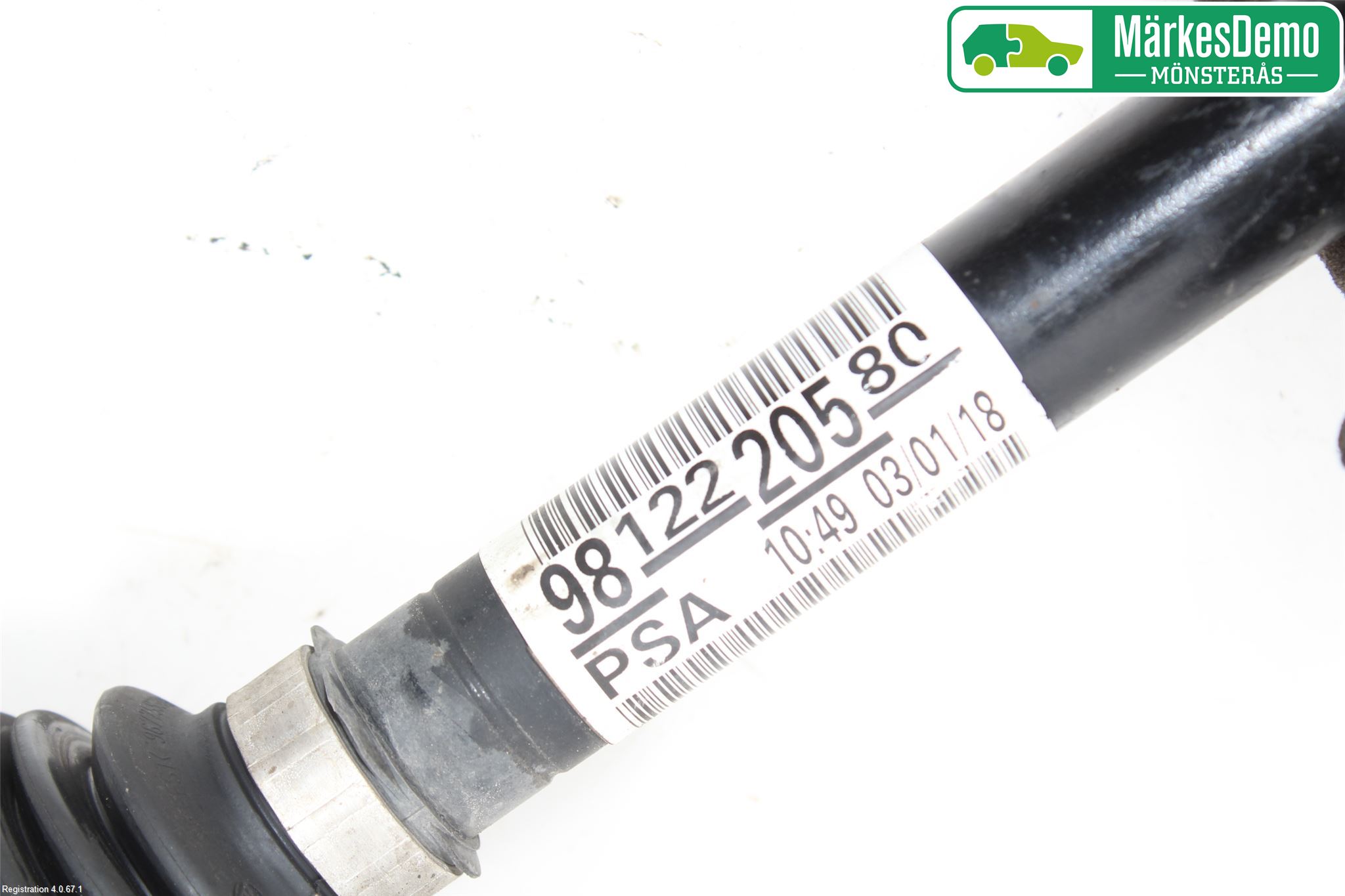 Citroen DS 7 CROSSBACK 19-23 Drivaxel Fram Höger