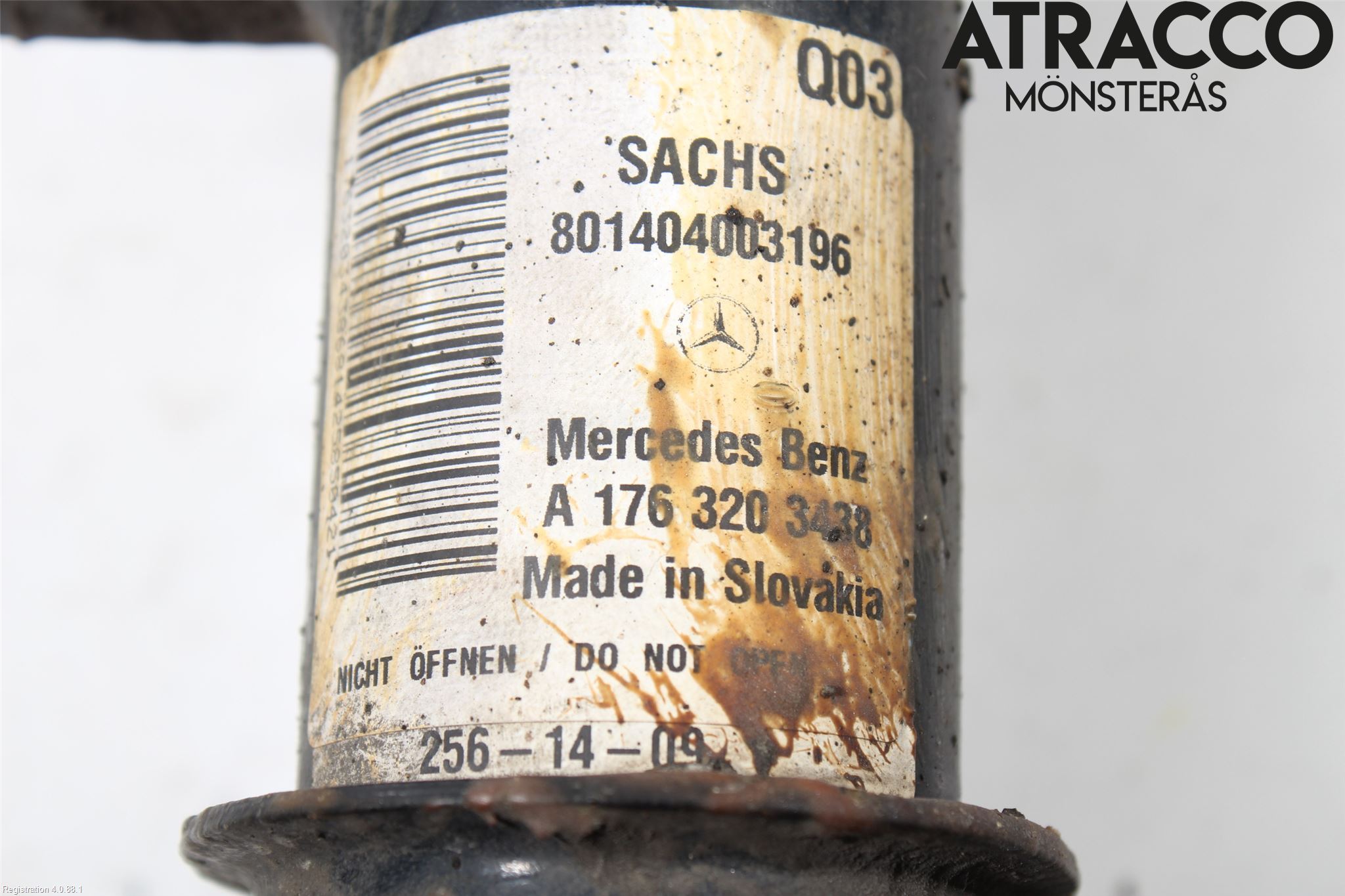 Mercedes-Benz MB A-KLASS (W176) 13-18 Fjäderben Fram Höger