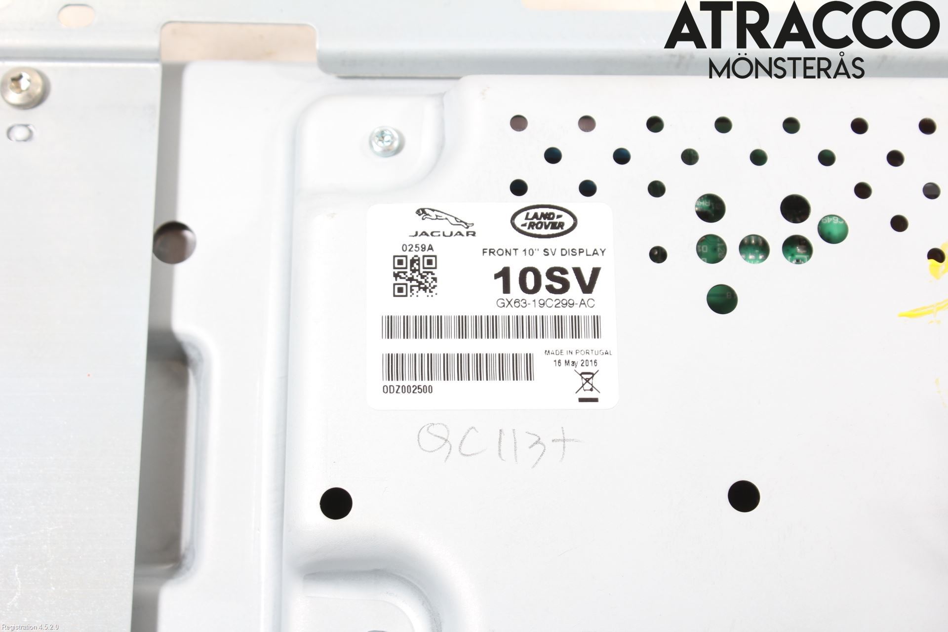 Jaguar F-PACE Multifunktionsdisplay