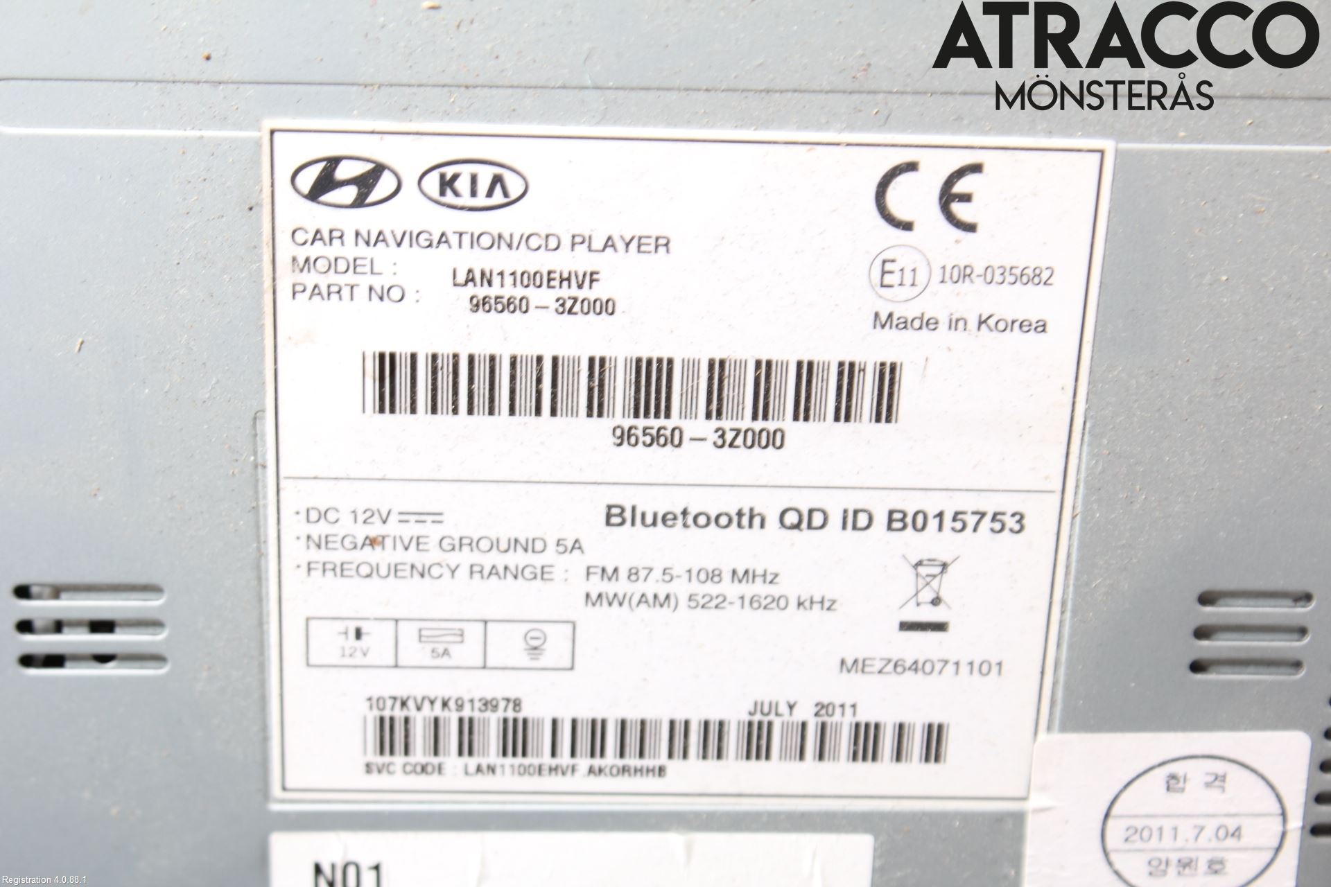 Hyundai i40 08-15 Radio