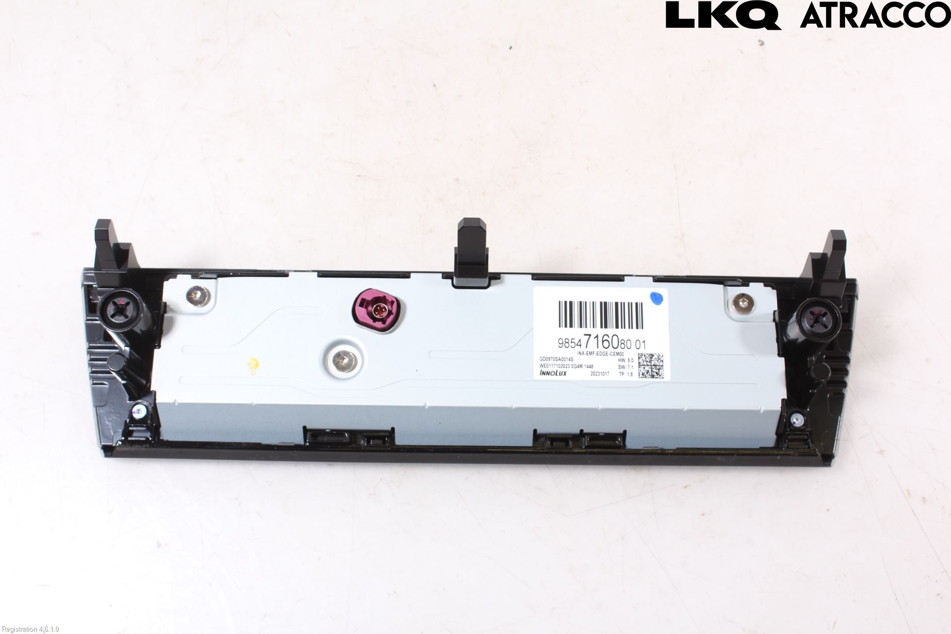 Peugeot 308/E-308 21- Kontrolldisplay